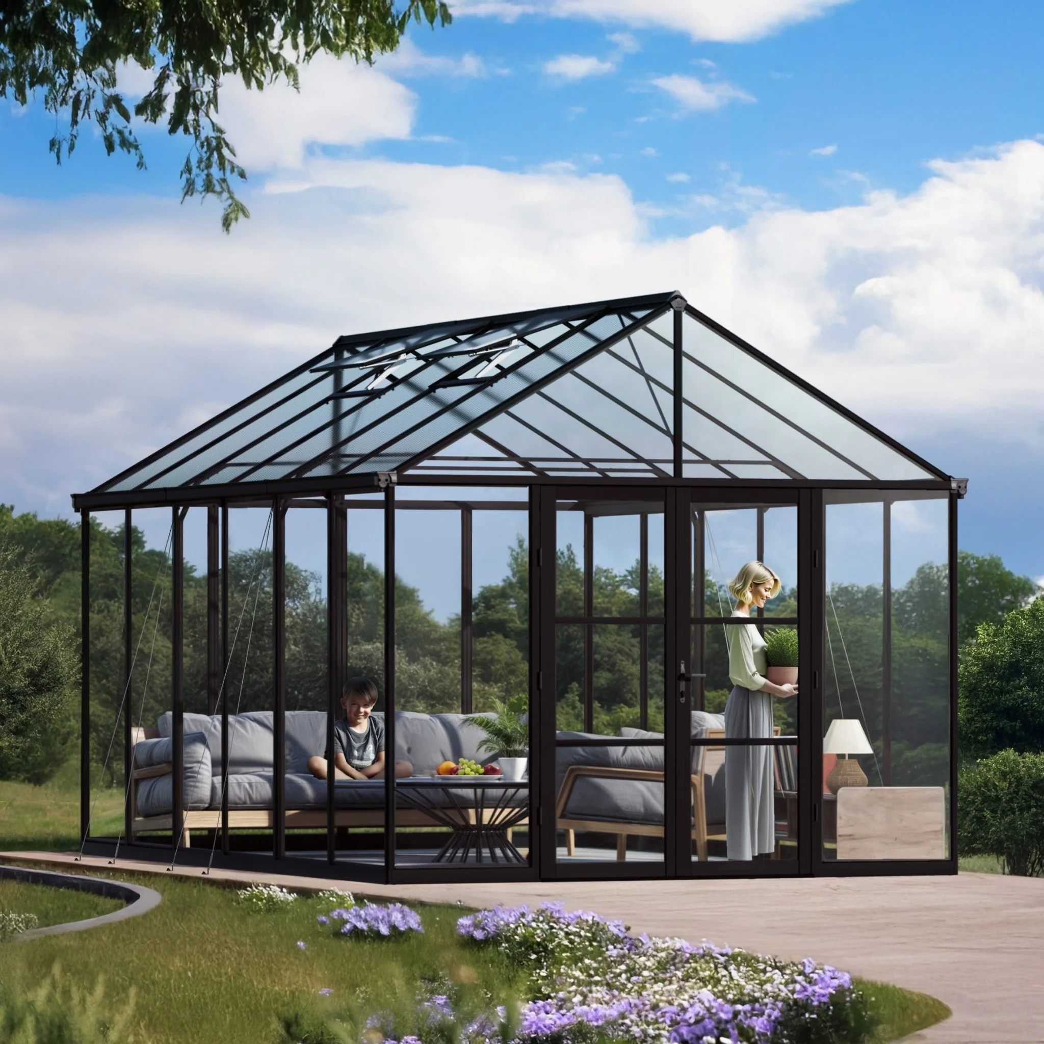 PRE ORDER: APR. - 10' x 15' ARIA Greenhouse (3.2m x 4.6m) - Image 4