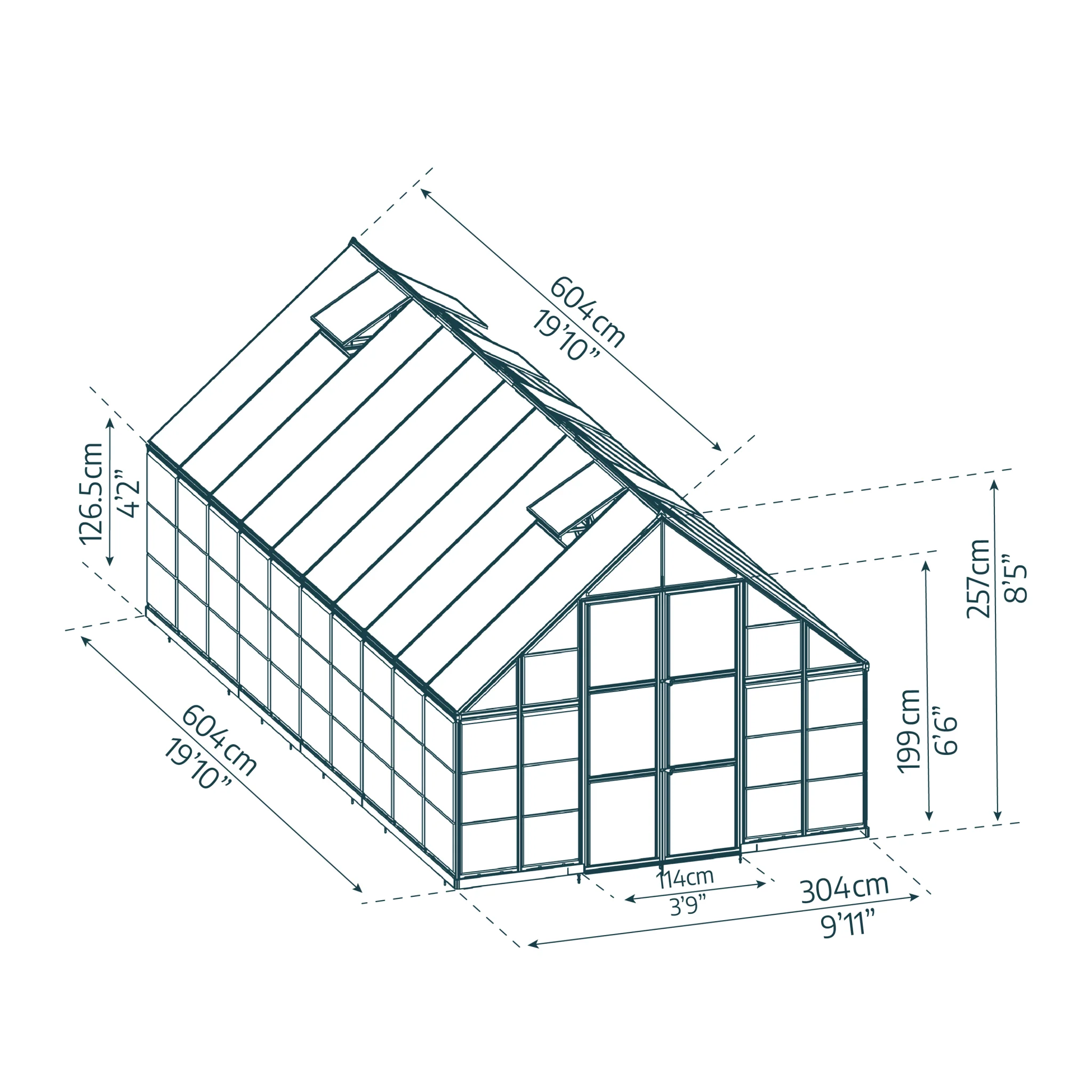 PRE ORDER: MAY - 10' x 20' Balance Greenhouse (3.1m x 6.1m) - Image 6