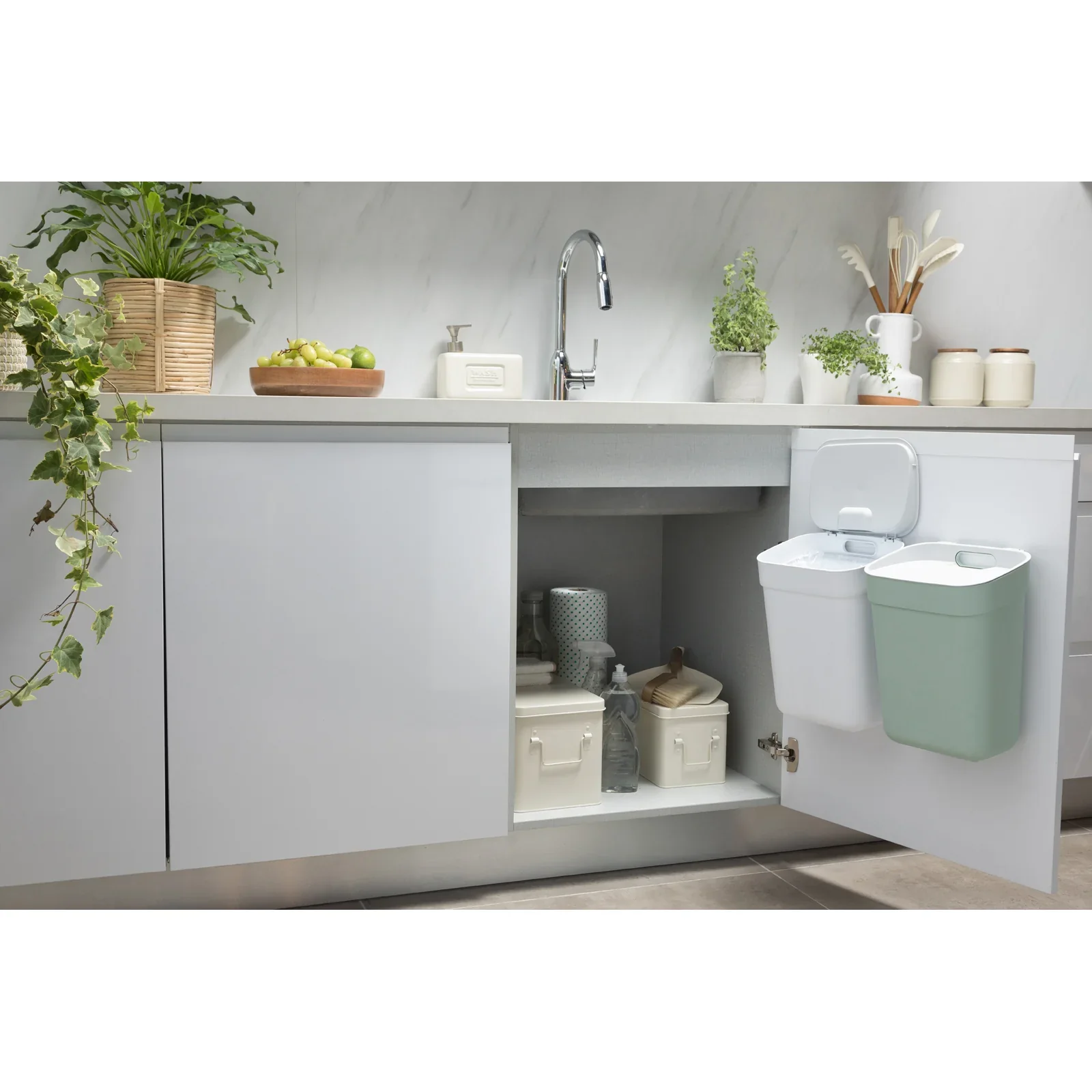 10L Ready to Collect Waste Separation Bin – Green - Image 6