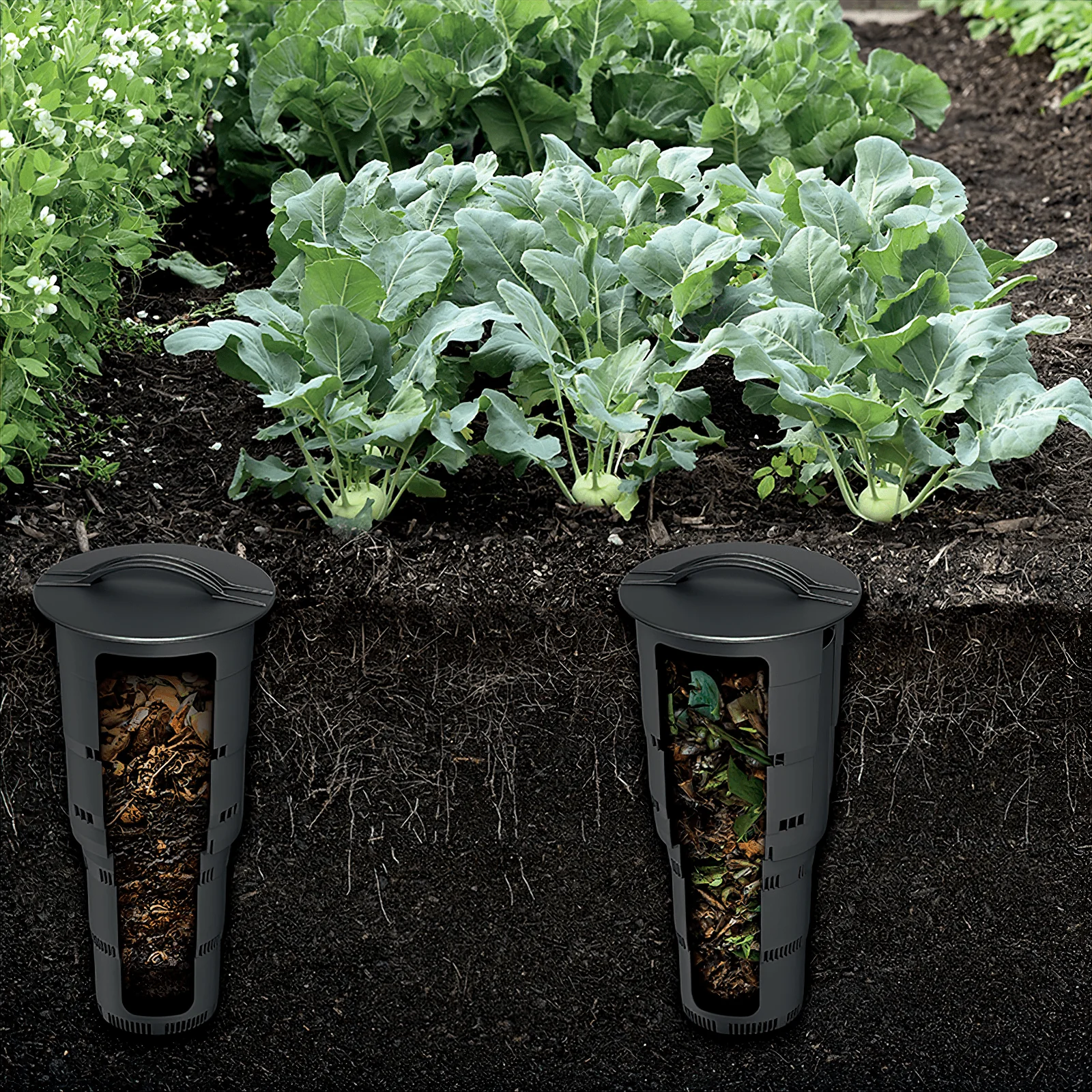 11L Underground Composter / Worm Farm - 3 Pack - Image 3