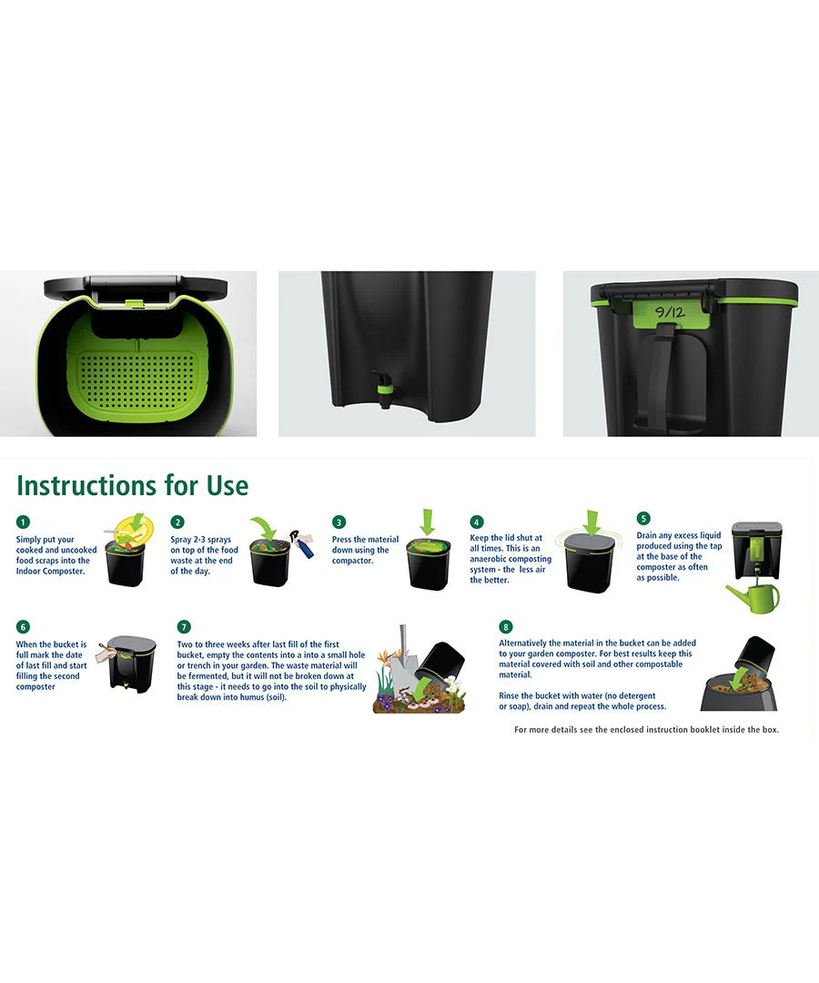 PRE ORDER: APR. - Maze 14lt Indoor Composter- Airtight Bokashi System - Image 6
