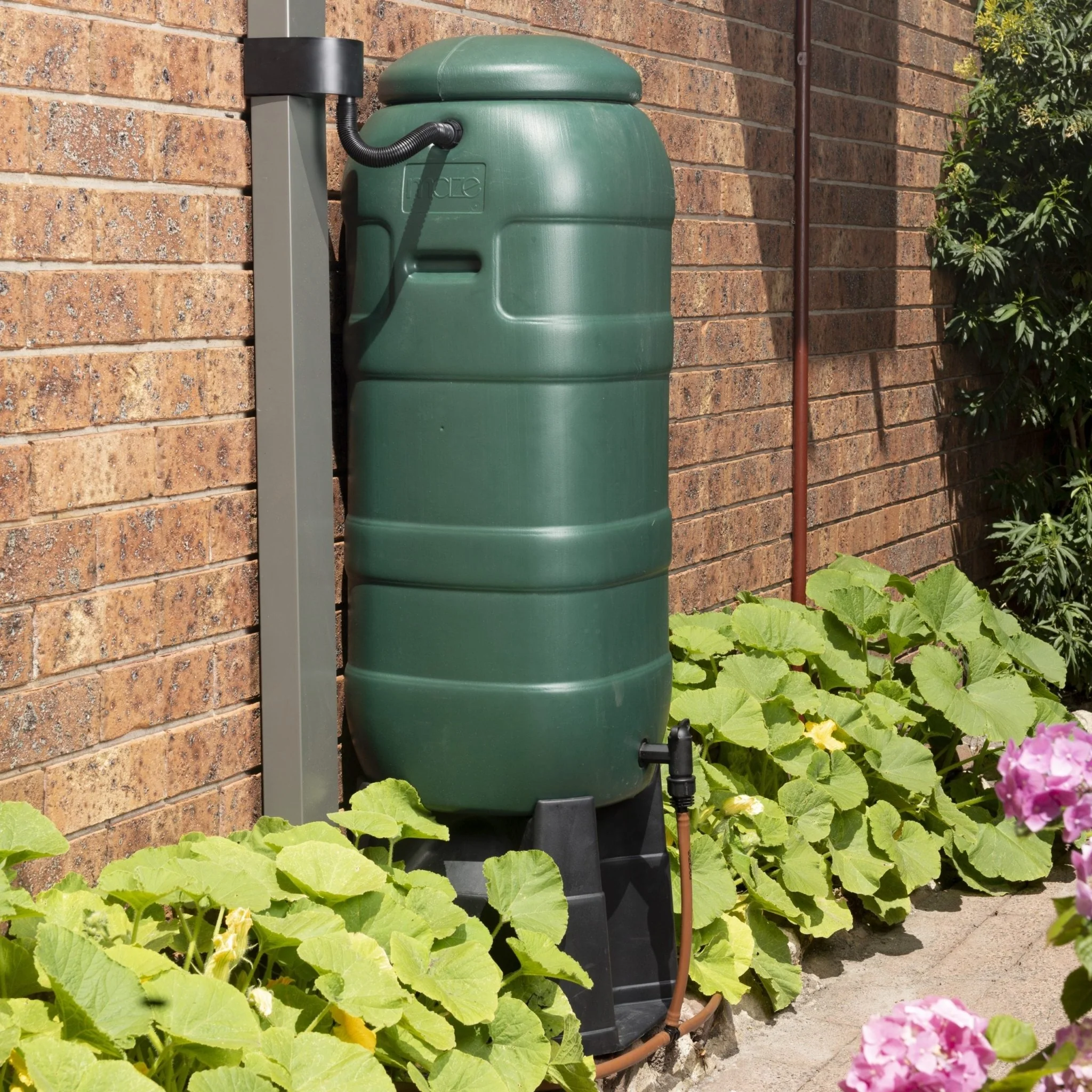 2 x 100L MINItanks with 2 x Stands, Linking Kit & Downpipe Diverter - Image 8