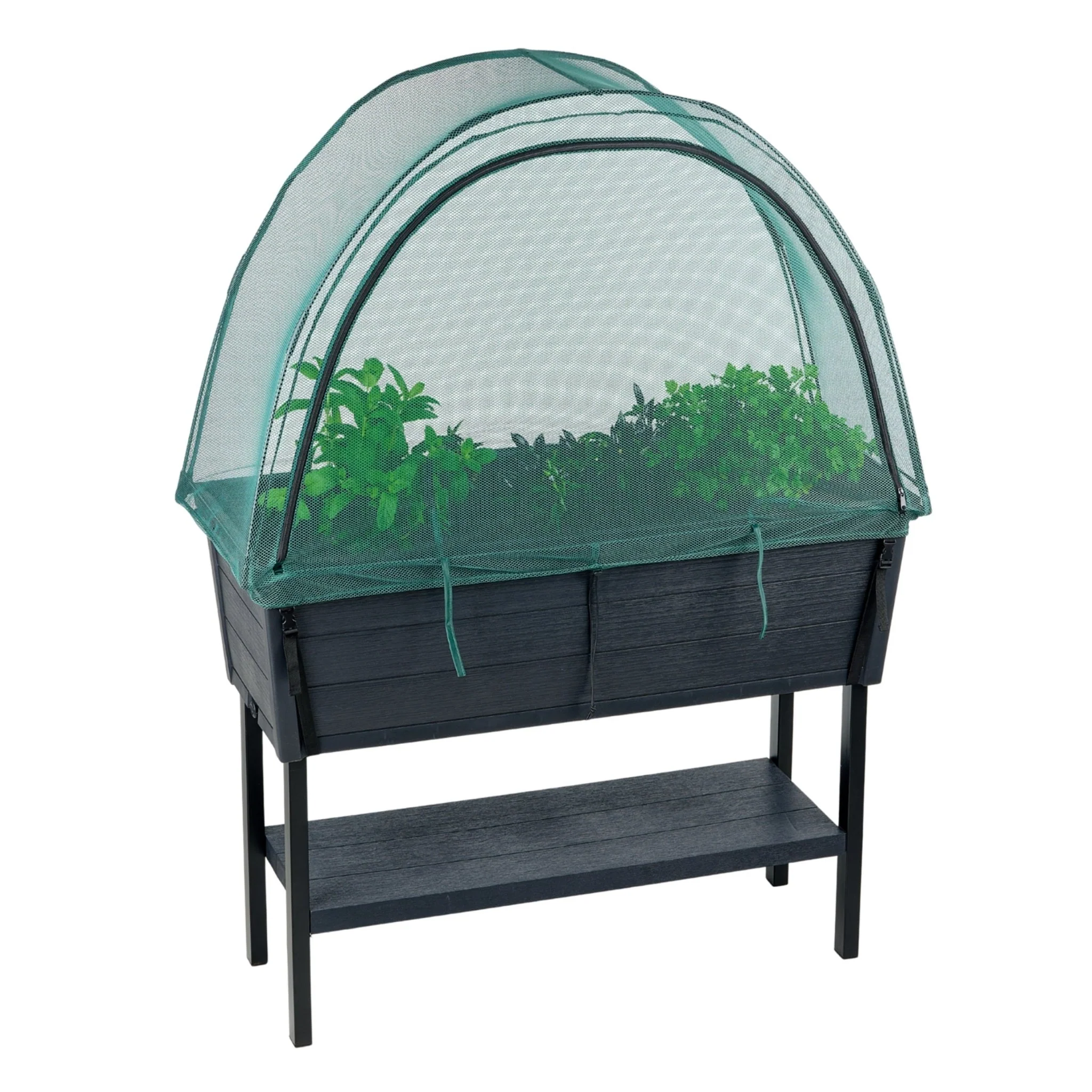 2 x Keter Alfresco Raised Garden Beds with NET Covers - Image 3