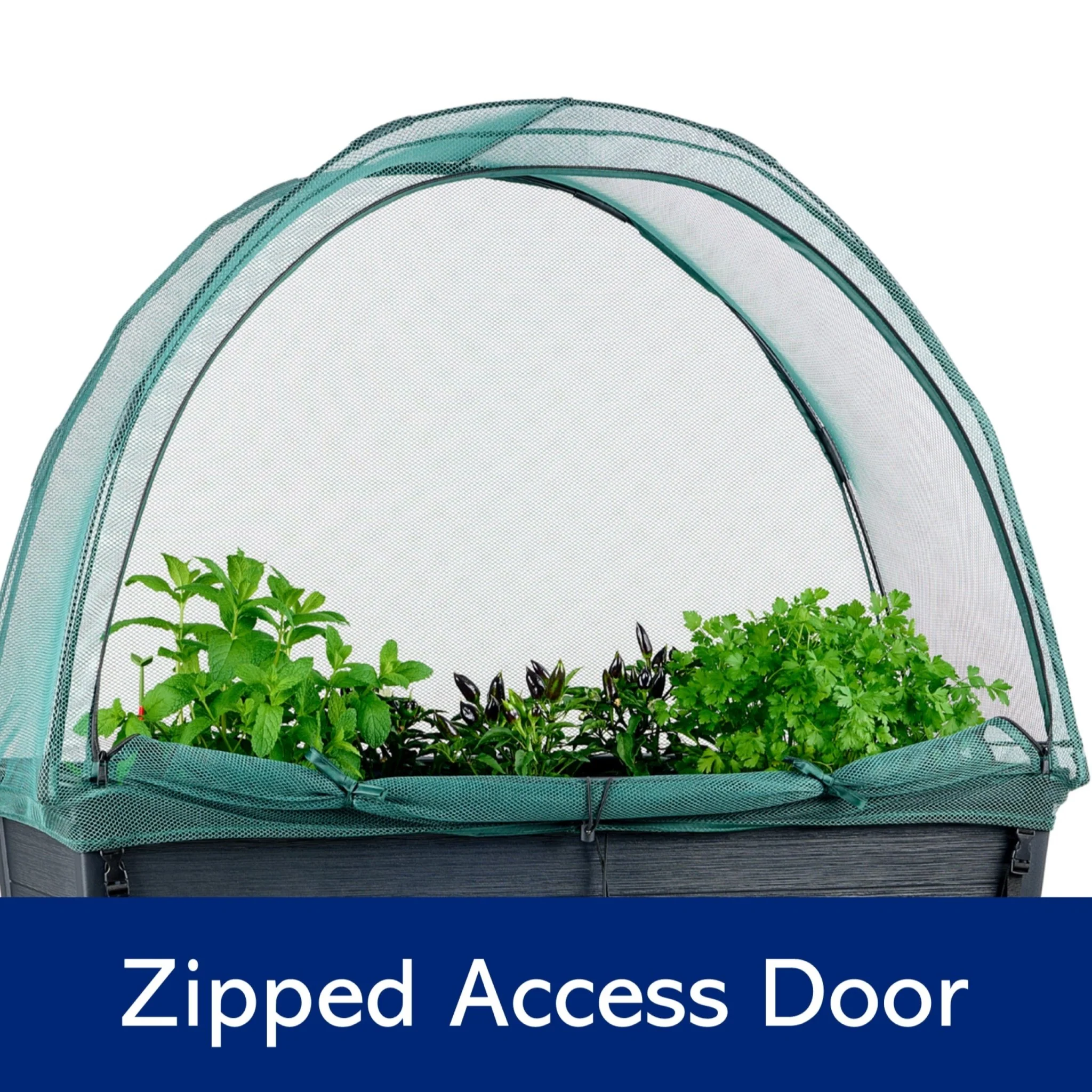 2 x Keter Alfresco Raised Garden Beds with NET Covers - Image 9