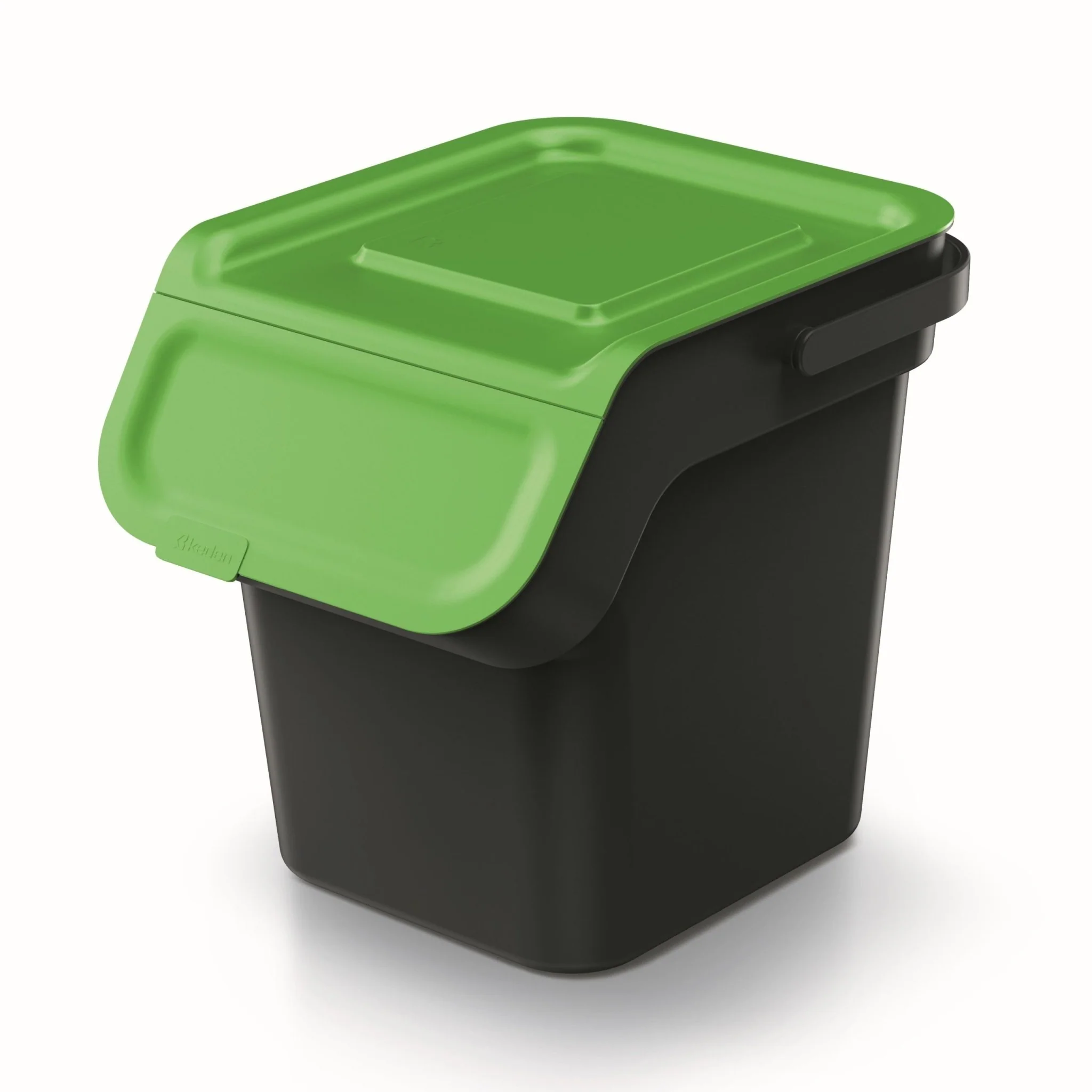 20L KADDI Q Waste Separation Bins - Set of 4 - Black - Image 7