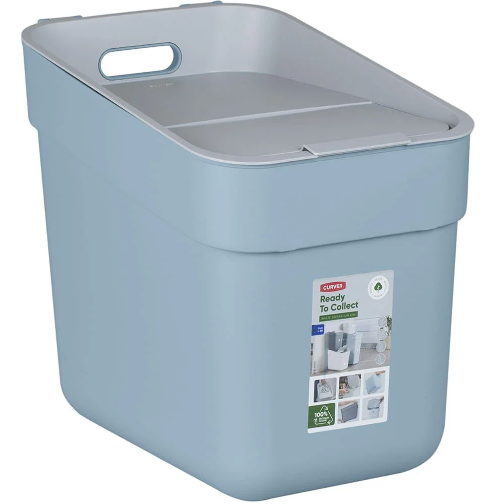 20L Ready to Collect Waste Separation Bin - Blue - Image 3