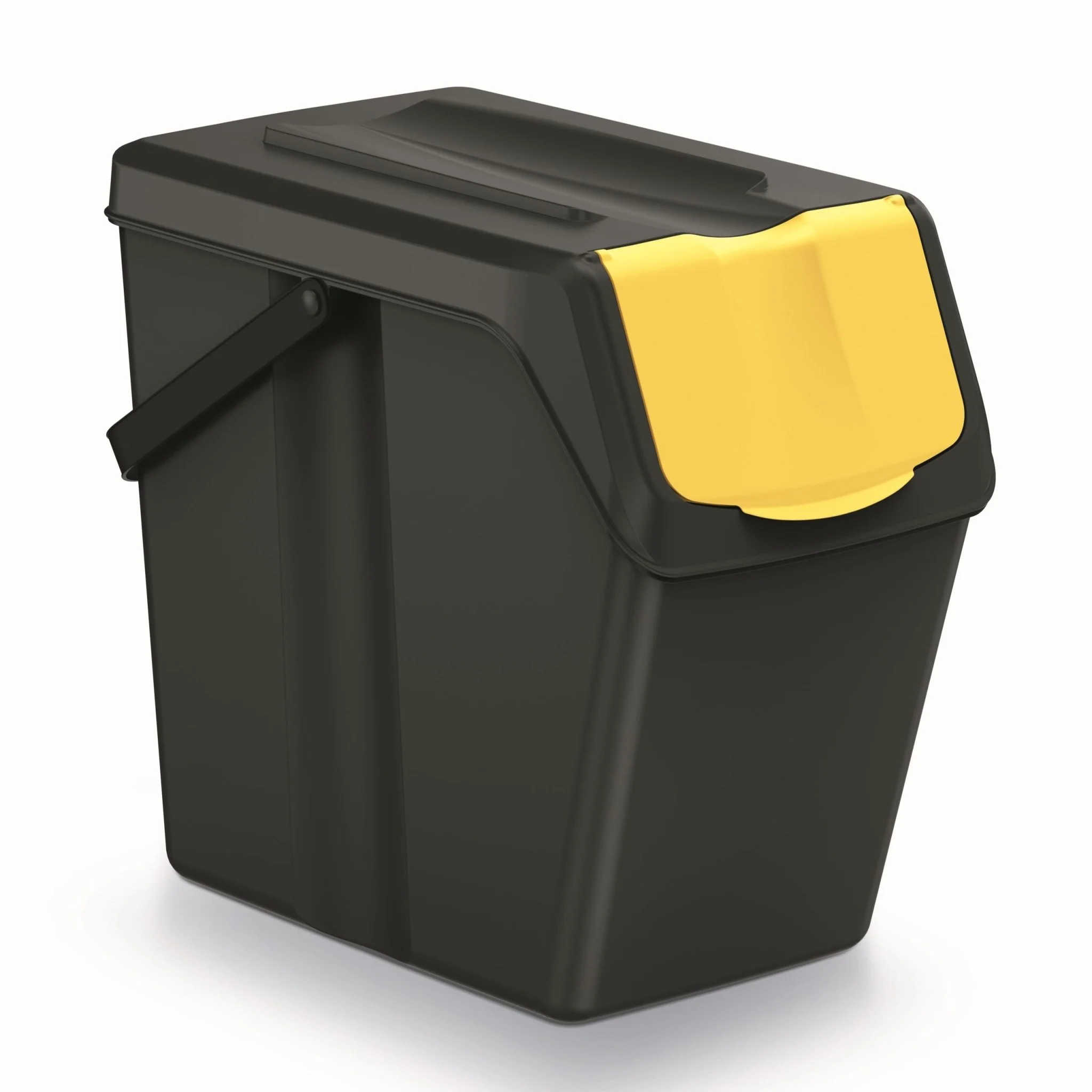25L SORTIBOX S Waste Separation Bins - Set of 3 - Black - Image 7