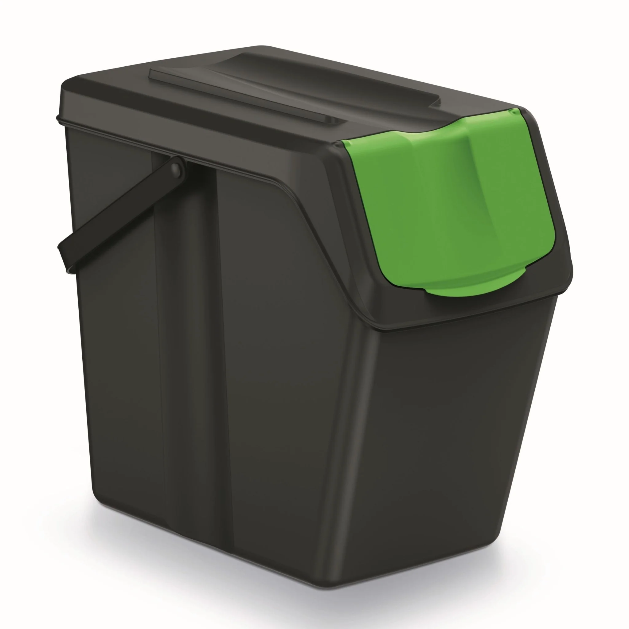 25L SORTIBOX S Waste Separation Bins - Set of 3 - Black - Image 8
