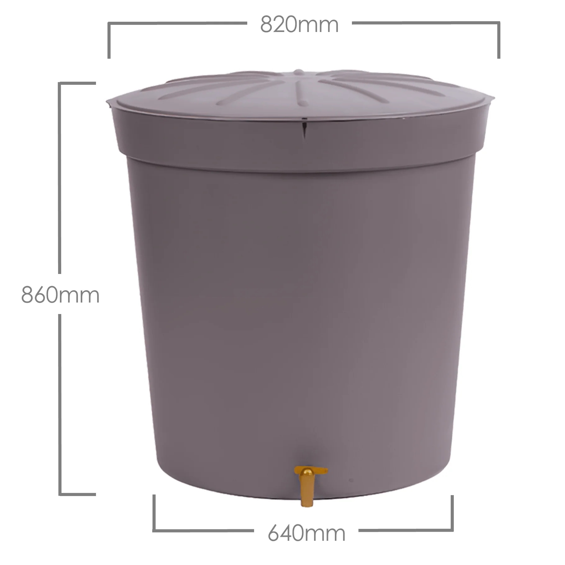 300L LANZAROTE MINItank x 2 Kit (with Linking Kit & Diverter) - Grey - Image 5