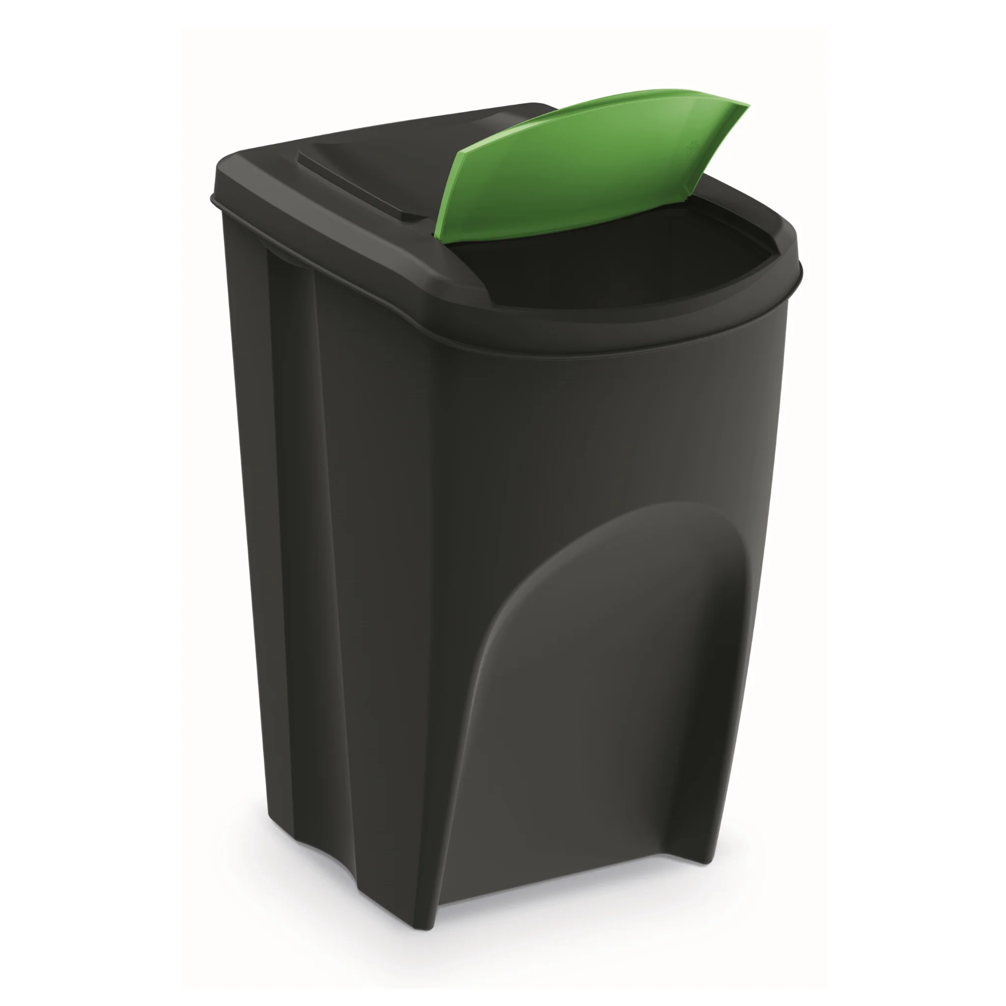 35L SORTIBOX K Waste Separation Bins - Set of 3 - Black - Image 4