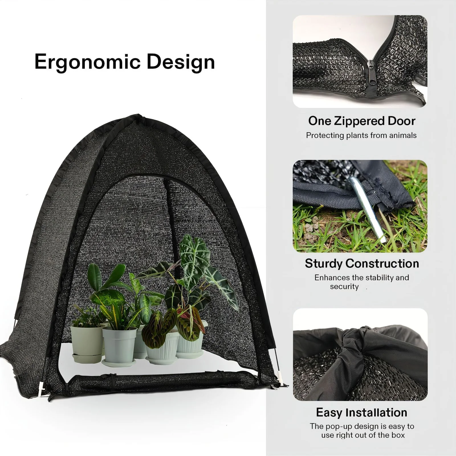 3pk Pop up SHADE Cover - 0.92m2 x 1m High - Image 3