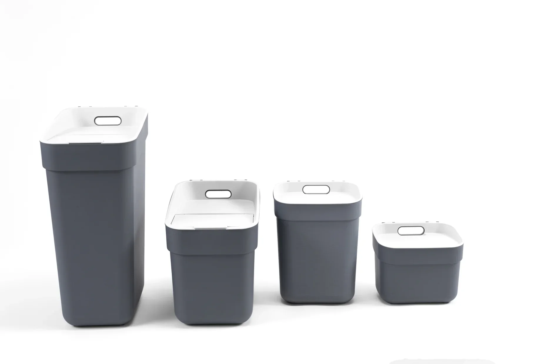 5L Ready to Collect Waste Separation Bin - Dark Grey - Image 4