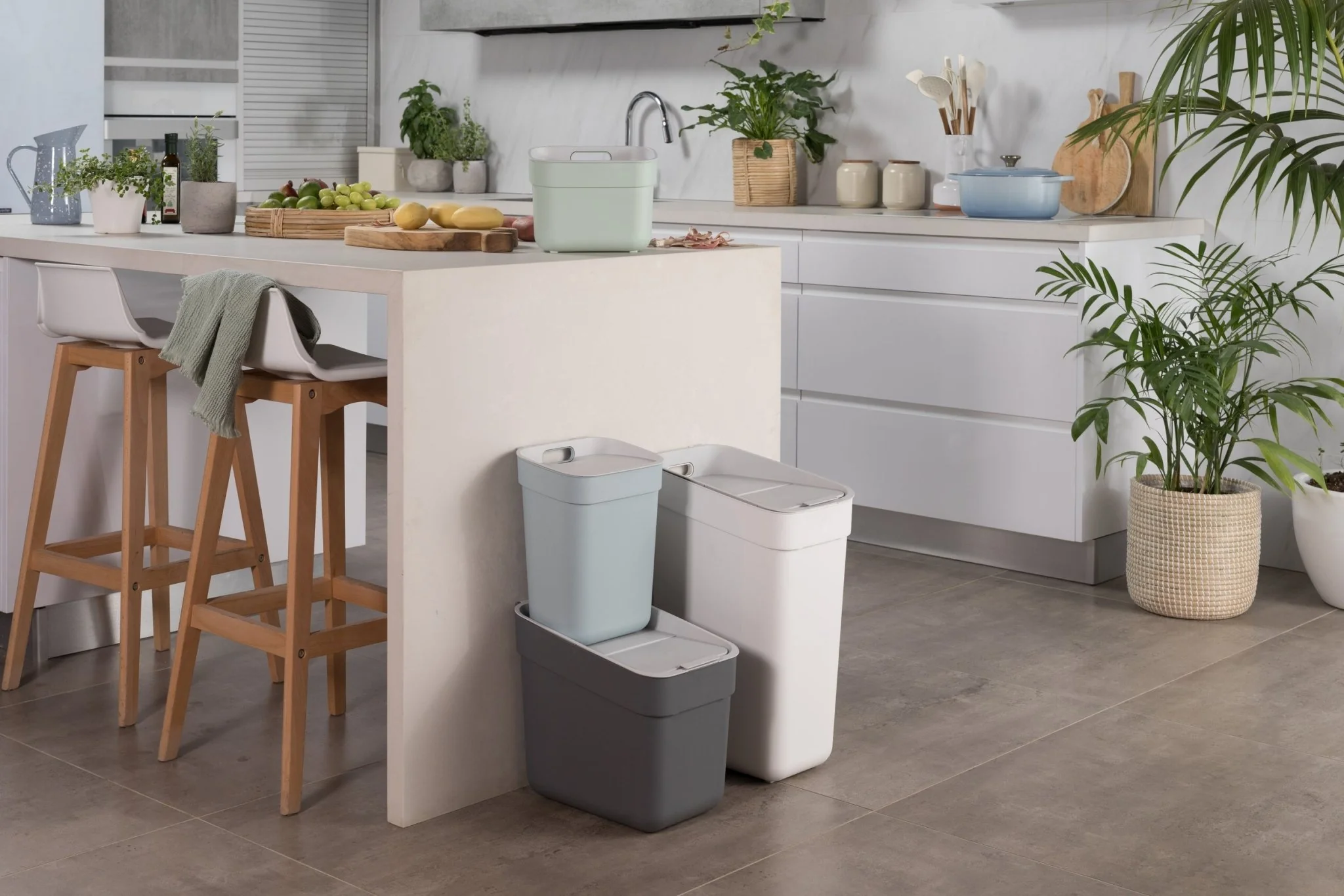 5L Ready to Collect Waste Separation Bin - Green - Image 10
