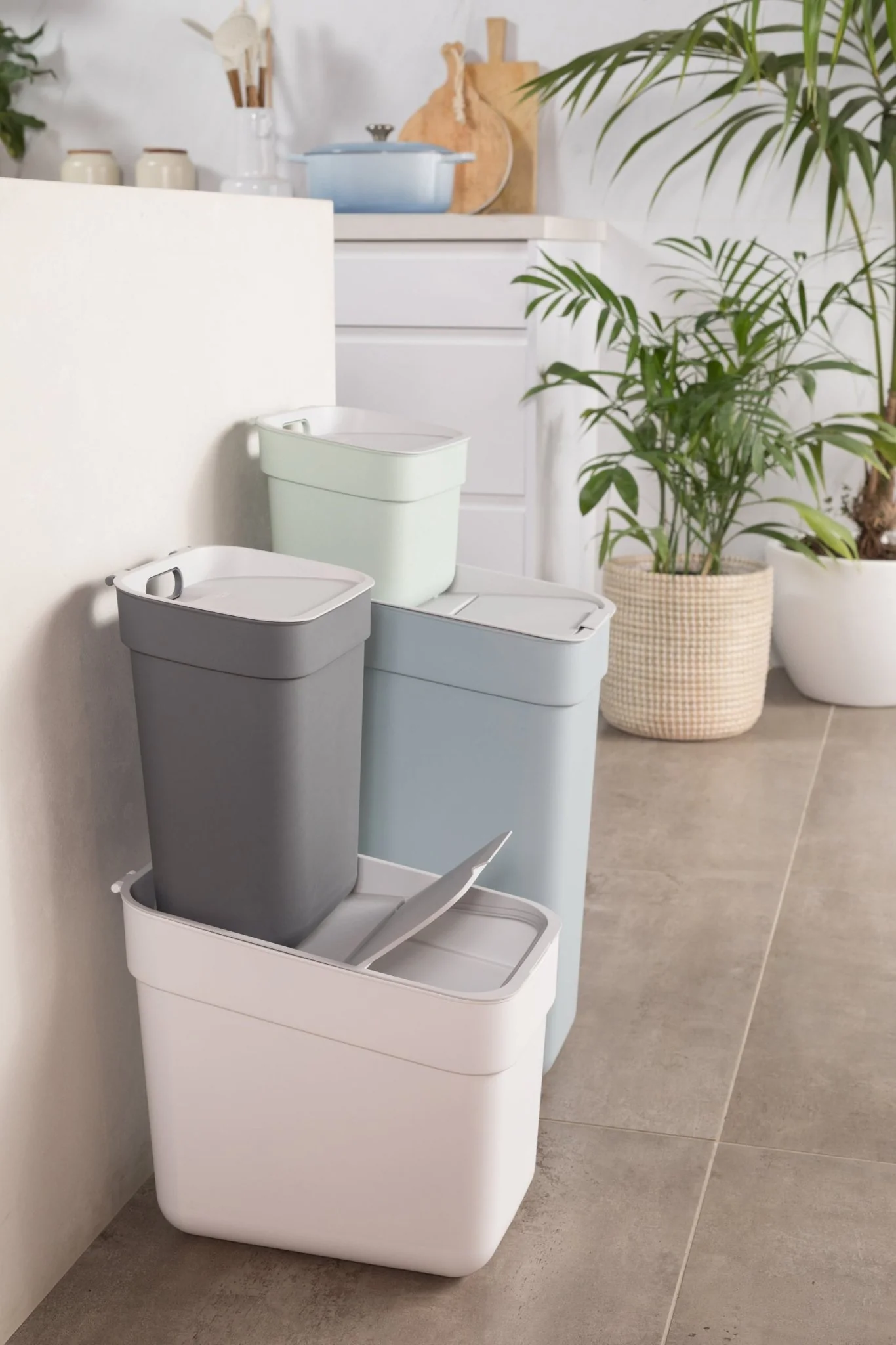 5L Ready to Collect Waste Separation Bin - Green - Image 22