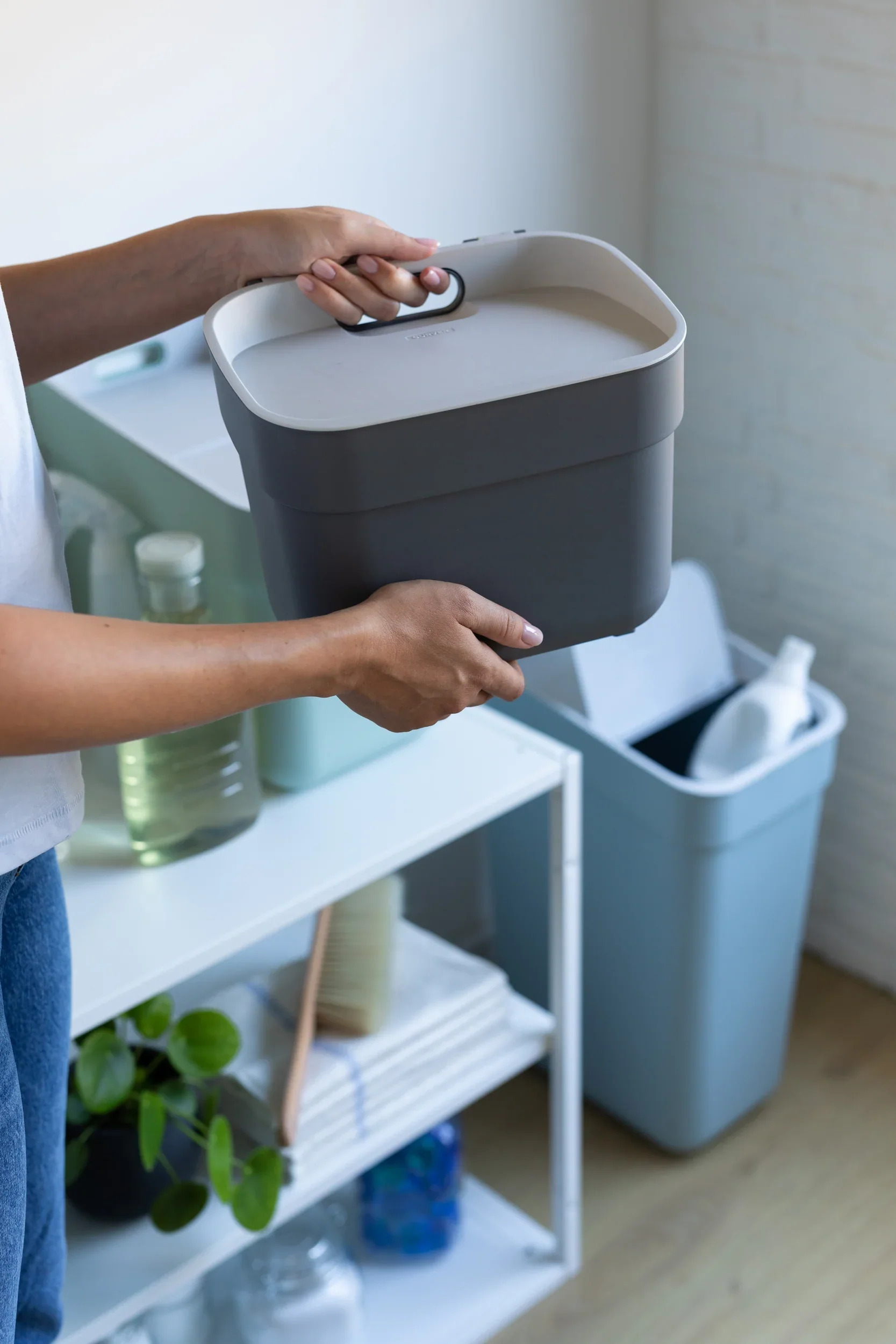 5L Ready to Collect Waste Separation Bin - Green - Image 29
