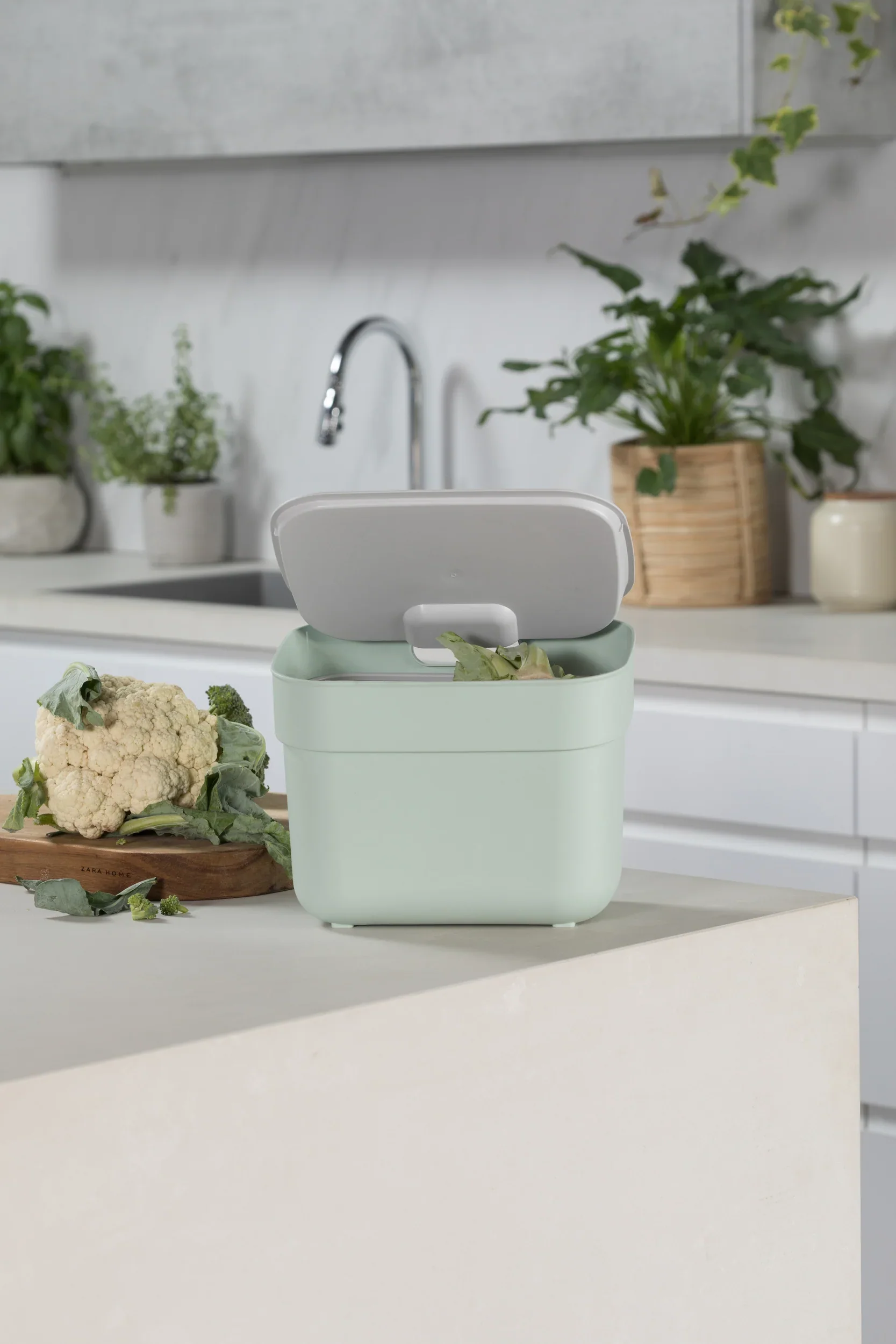 5L Ready to Collect Waste Separation Bin - Green - Image 36
