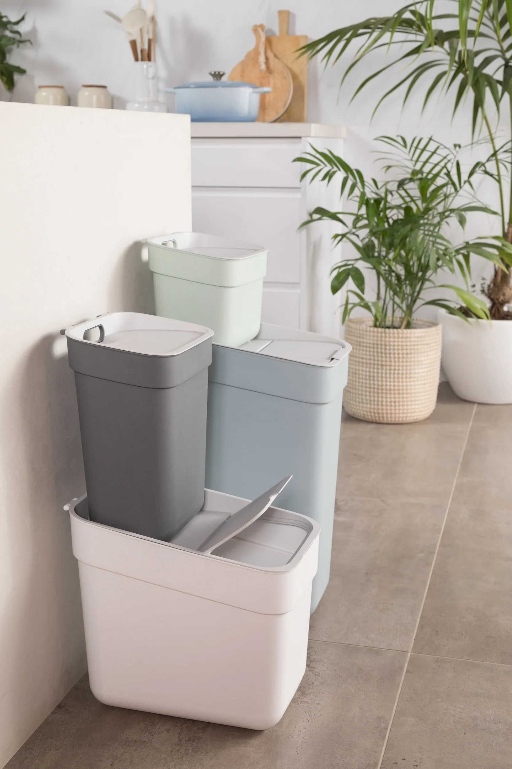 5L Ready to Collect Waste Separation Bin - Green - Image 38