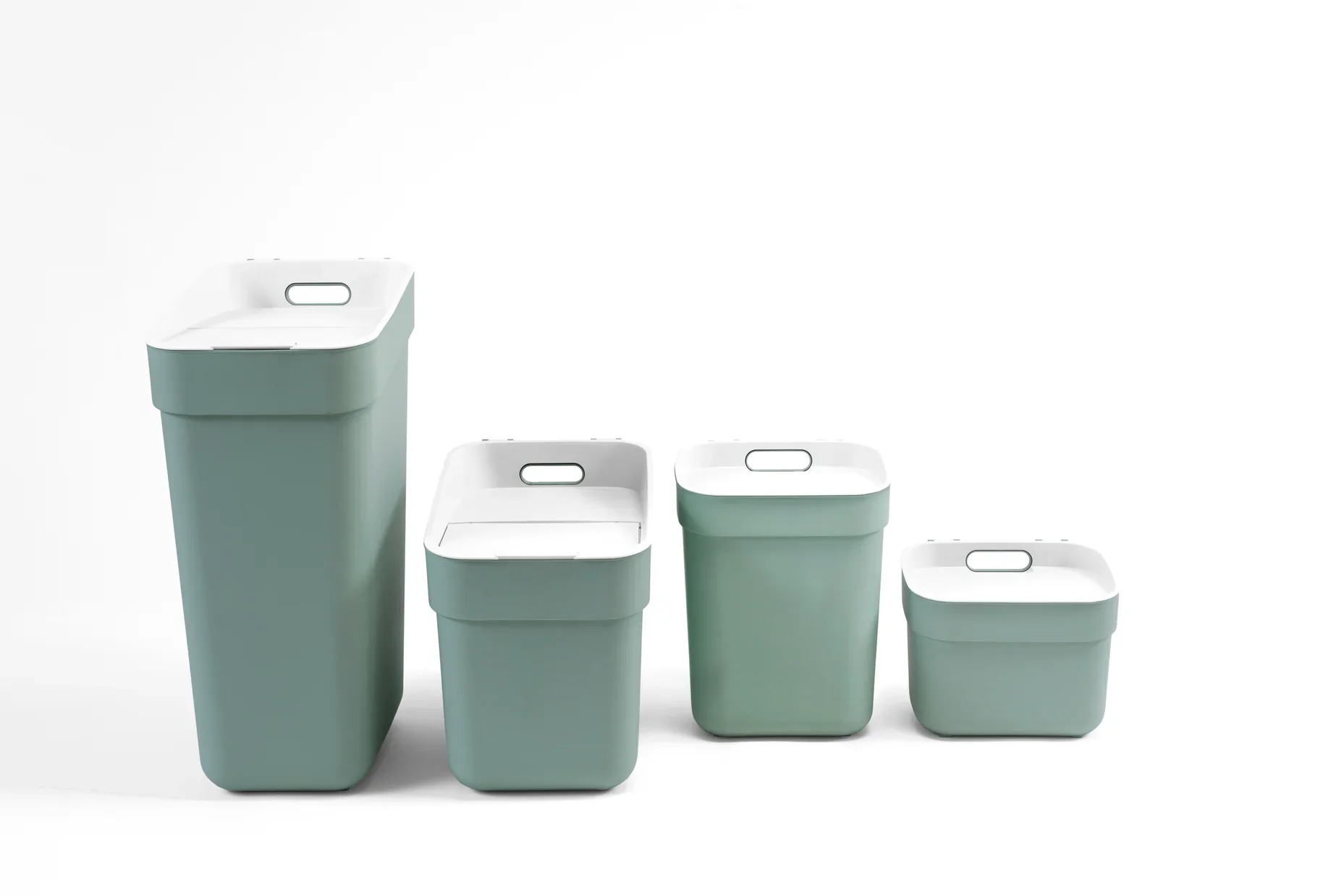 5L Ready to Collect Waste Separation Bin - Green - Image 41