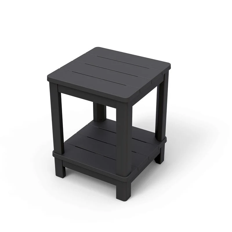 PRE ORDER: APR. - Keter Alpine Adirondack Set with Deluxe Table - Graphite - Image 11
