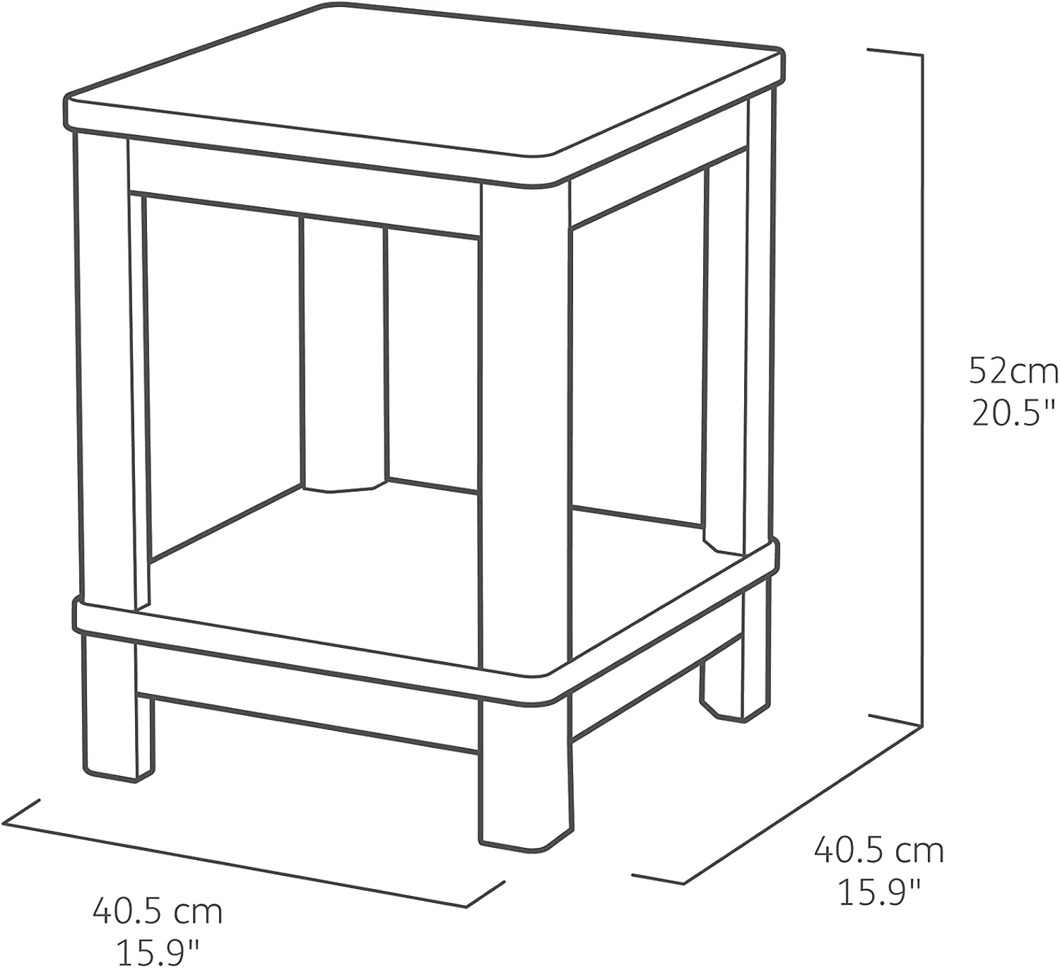 PRE ORDER: APR. - Keter Alpine Adirondack Set with Deluxe Table - Graphite - Image 3