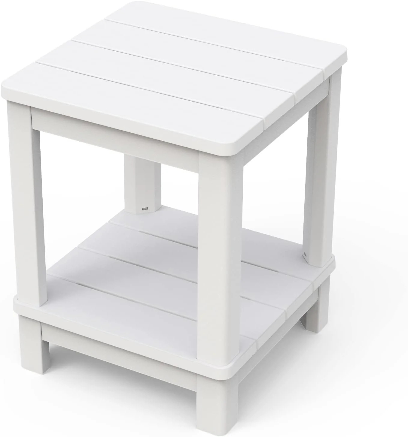 PRE ORDER: APR. - Keter Alpine Adirondack Set with Deluxe Table - White - Image 12