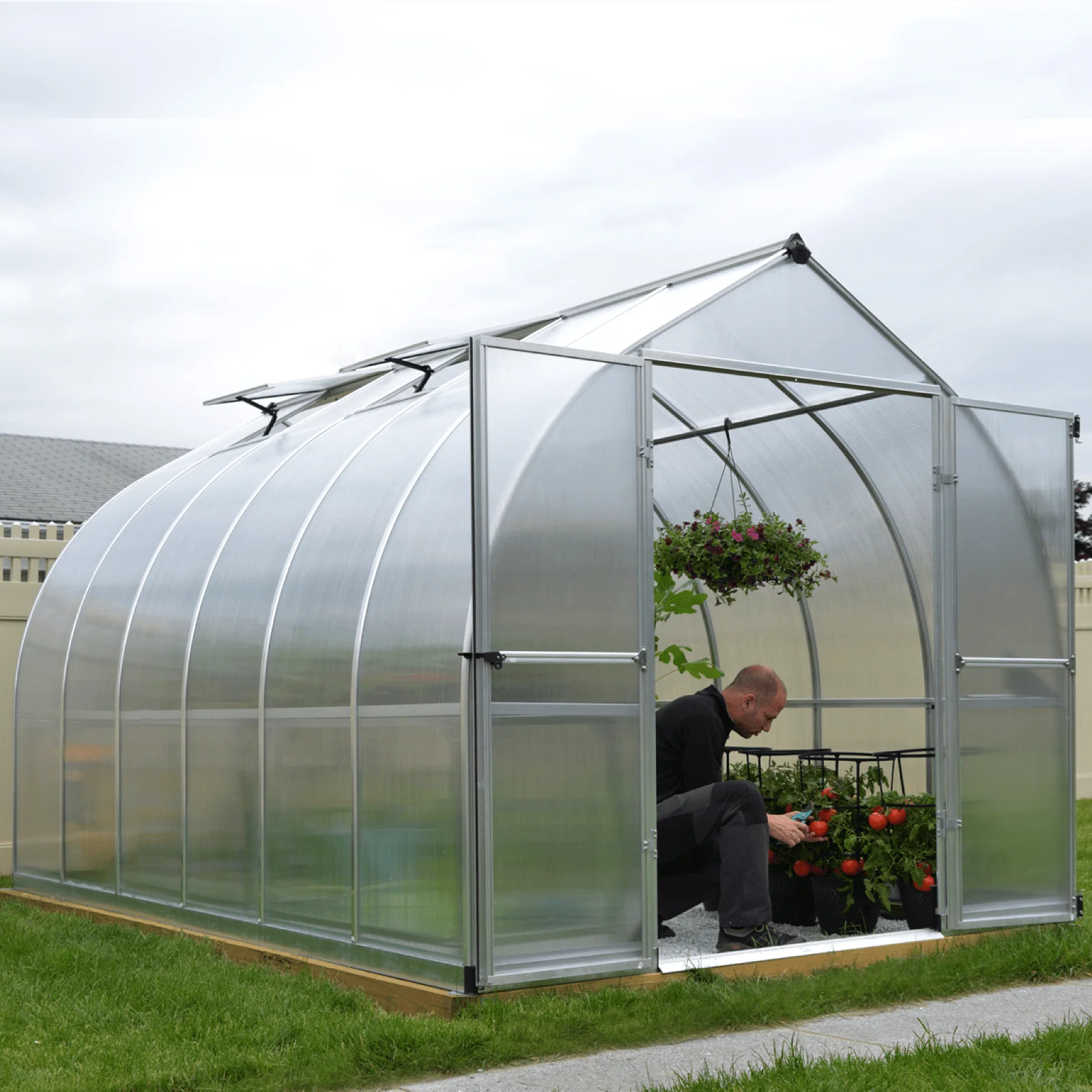 BELLA 8' x 12' Greenhouse (2.5m x 3.7m) - Image 2