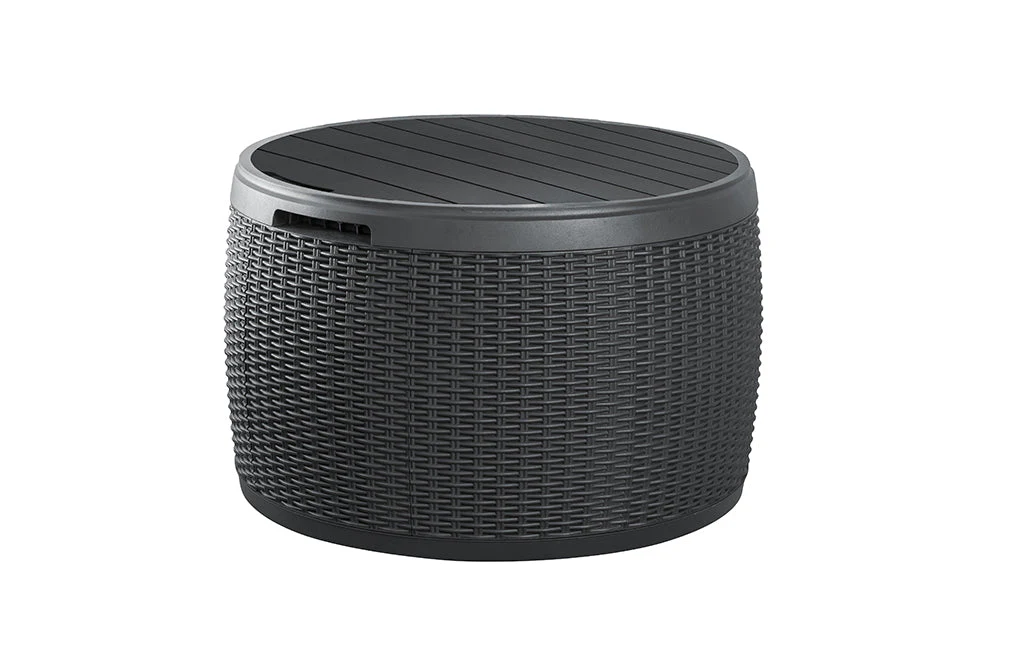 Keter Circa Rattan 140L Storage Box - Grey - Image 14