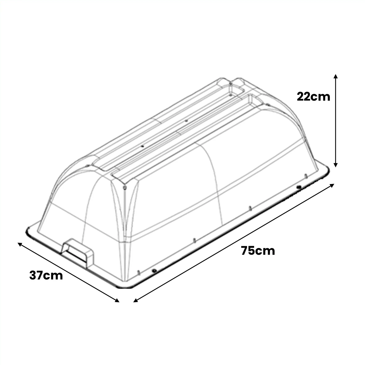Cloche Cover for URBAN Raised Planter - Image 5