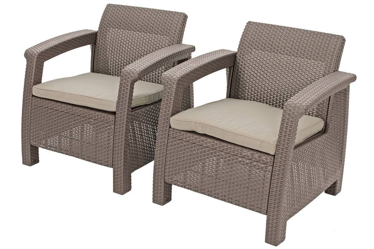 Keter Corfu 4 Seater Lounge Set - Cappuccino - Image 10