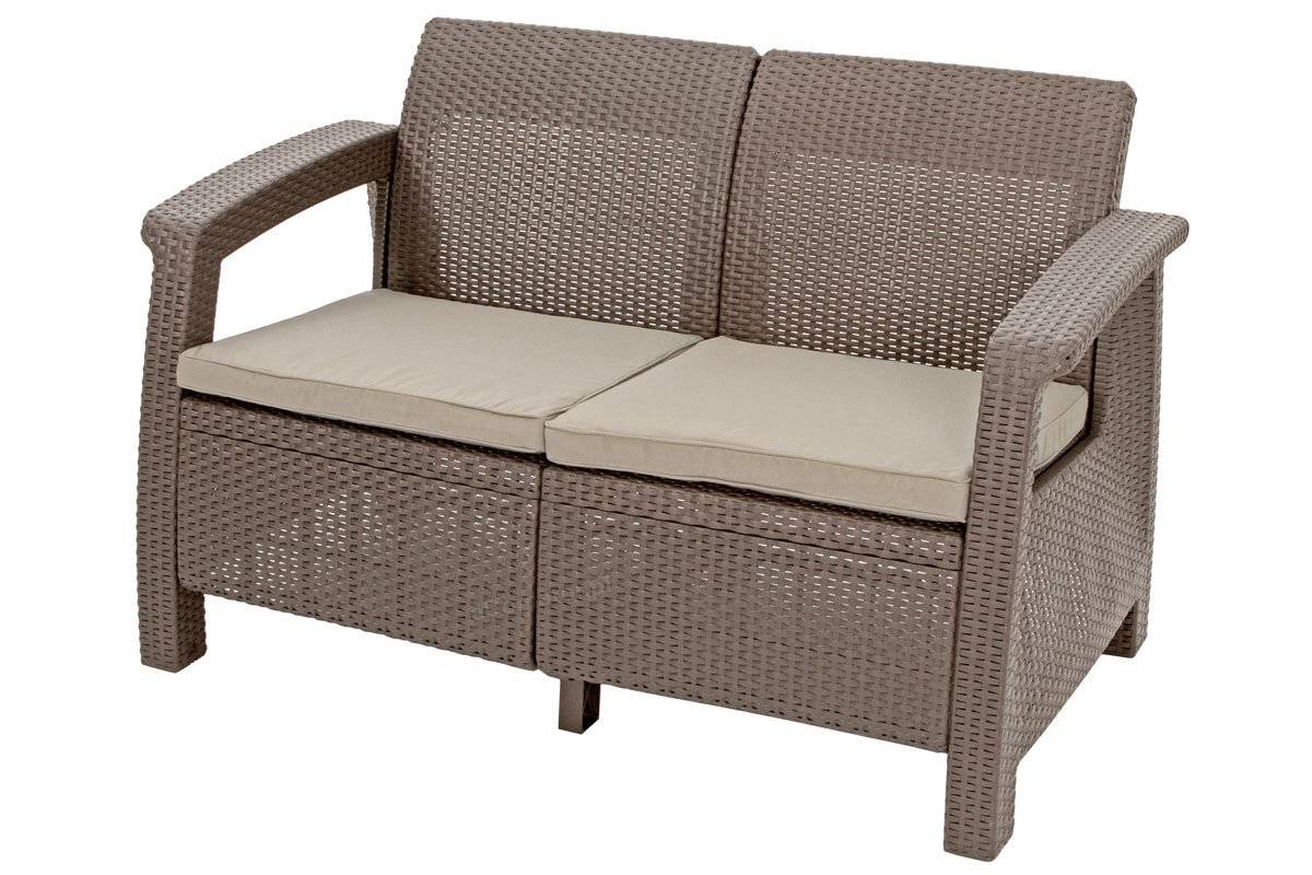 Keter Corfu 4 Seater Lounge Set - Cappuccino - Image 11