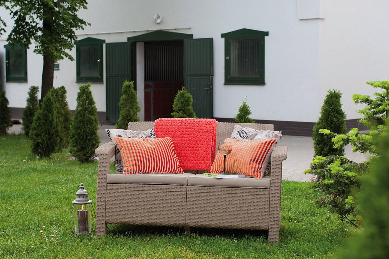 Keter Corfu 4 Seater Lounge Set - Cappuccino - Image 7