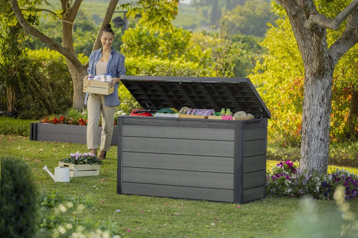 Keter Cortina 757L Storage Box - Grey - Image 16
