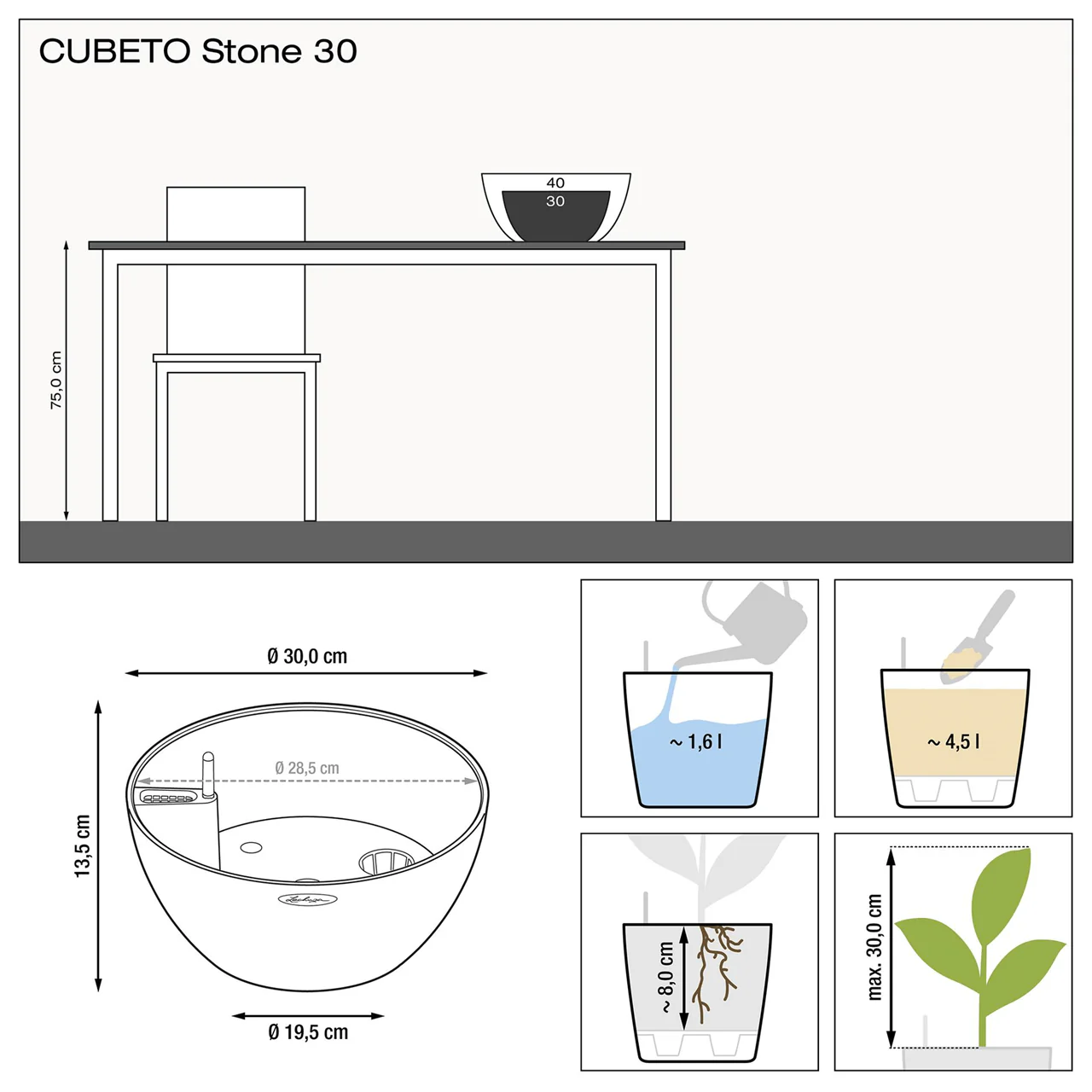 CUBETO Stone 30 Bowl - Image 6