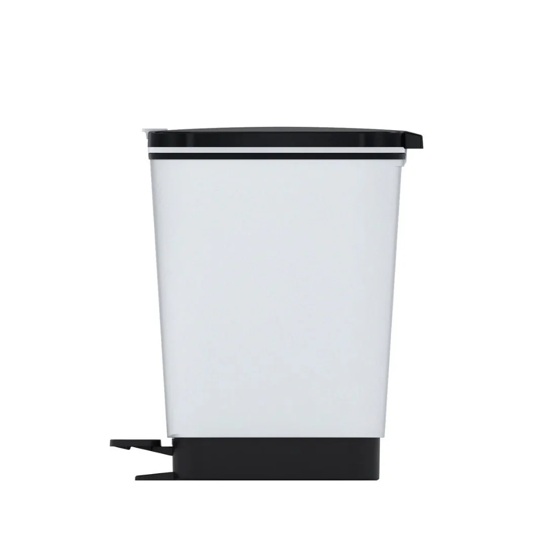 Curver Chic 35L Pedal Bin  - Steel Look - Image 14