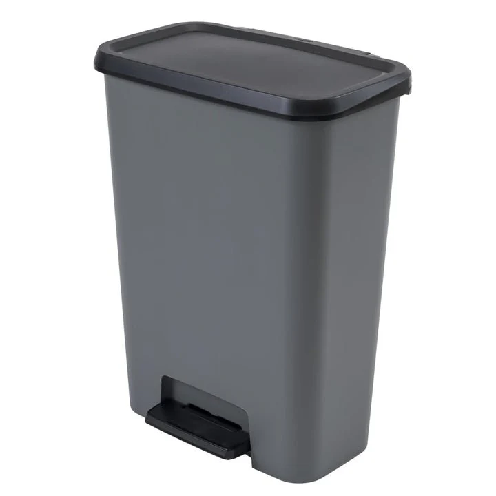 Curver Compatta 50L Duo 23+23L Recycling Bin - Grey - Image 5