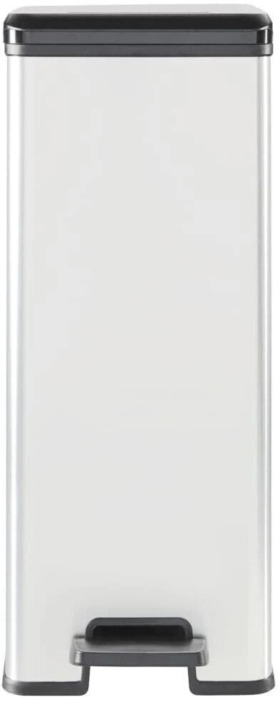 Curver Deco Slim Pedal Bin – 40L – Silver - Image 10