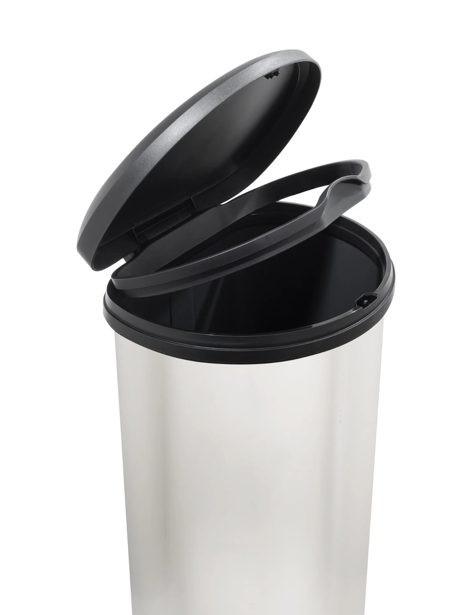 Curver Deco Touch Bin - 40L- Steel Look - Image 5