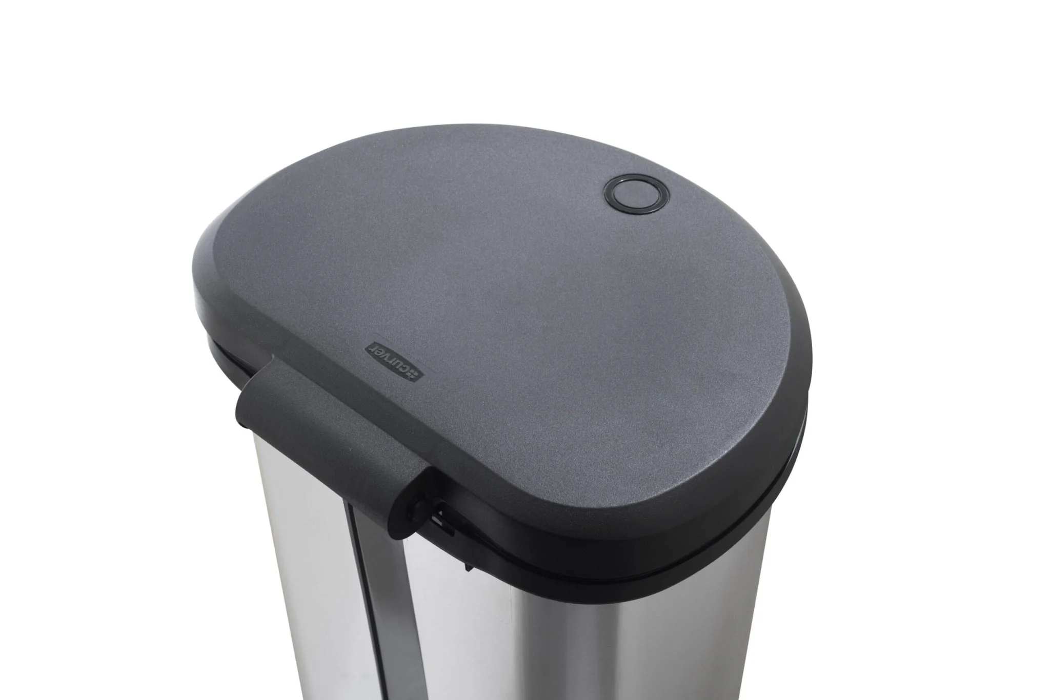 Curver Deco Touch Bin - 40L- Steel Look - Image 7