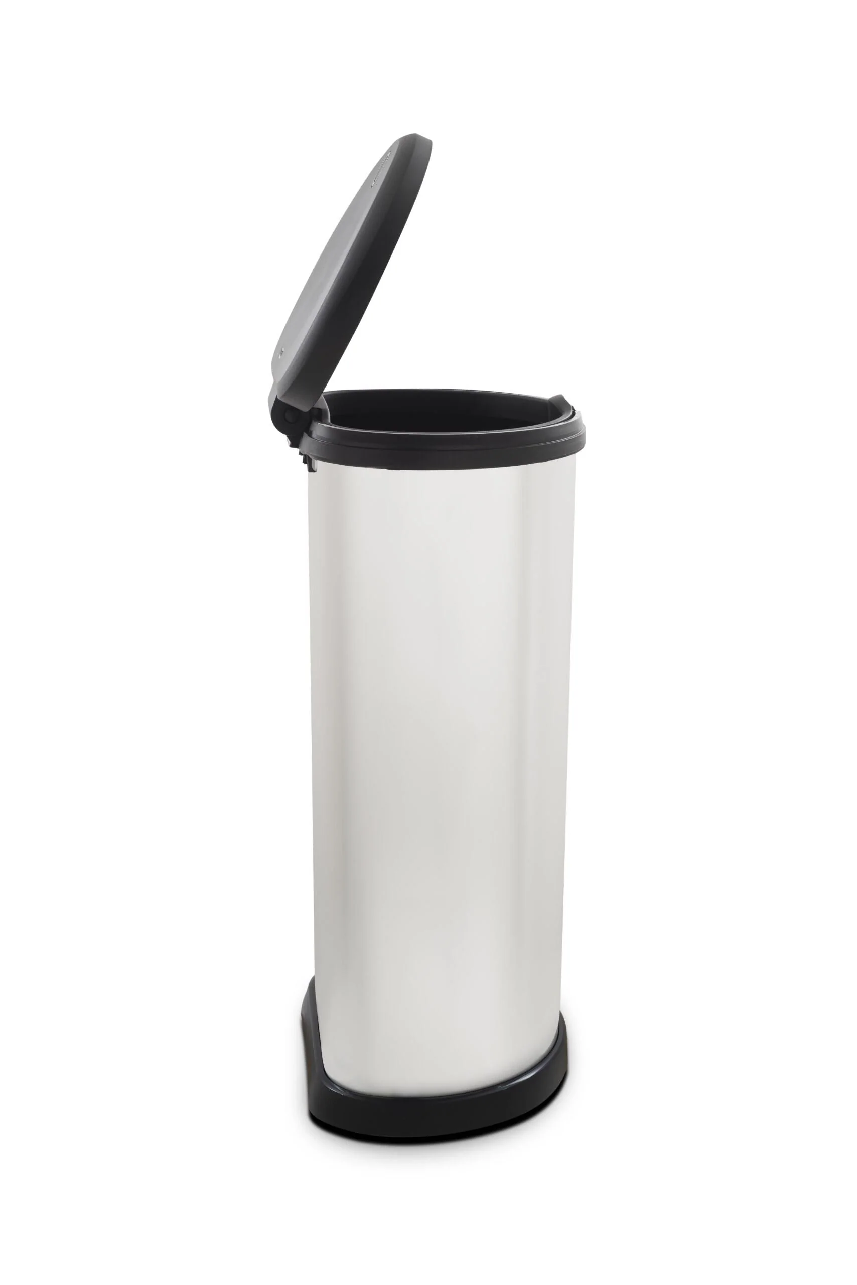 Curver Deco Touch Bin - 40L- Steel Look - Image 8
