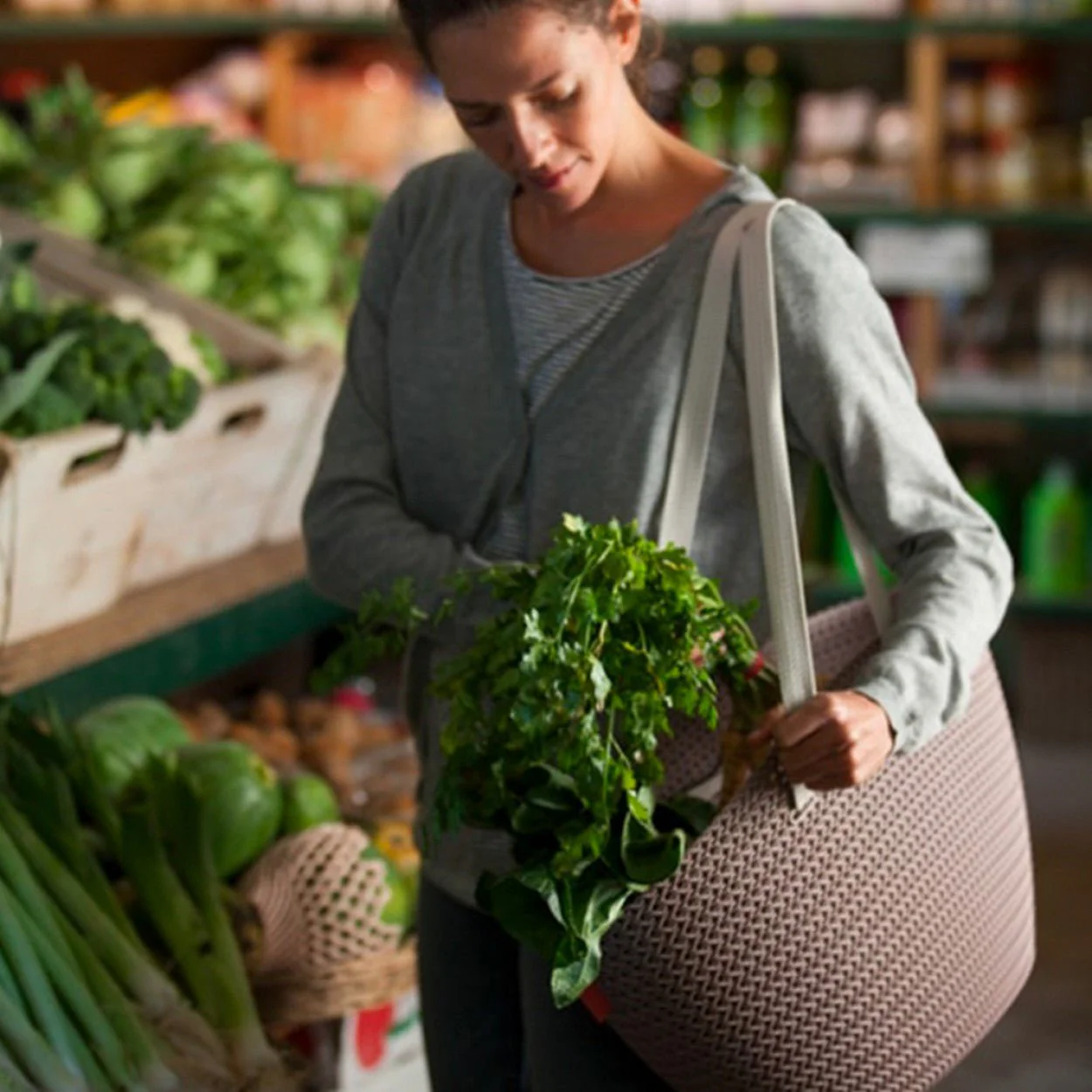 Curver "Emily" Knit Carry Bag - Image 7