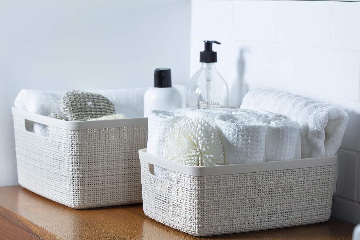 Curver Jute Basket (Medium) - 3 Pack - Image 8