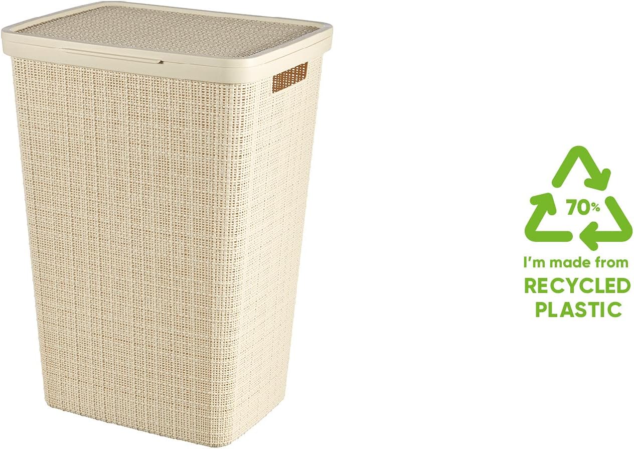 Curver Jute Laundry Hamper - Image 4