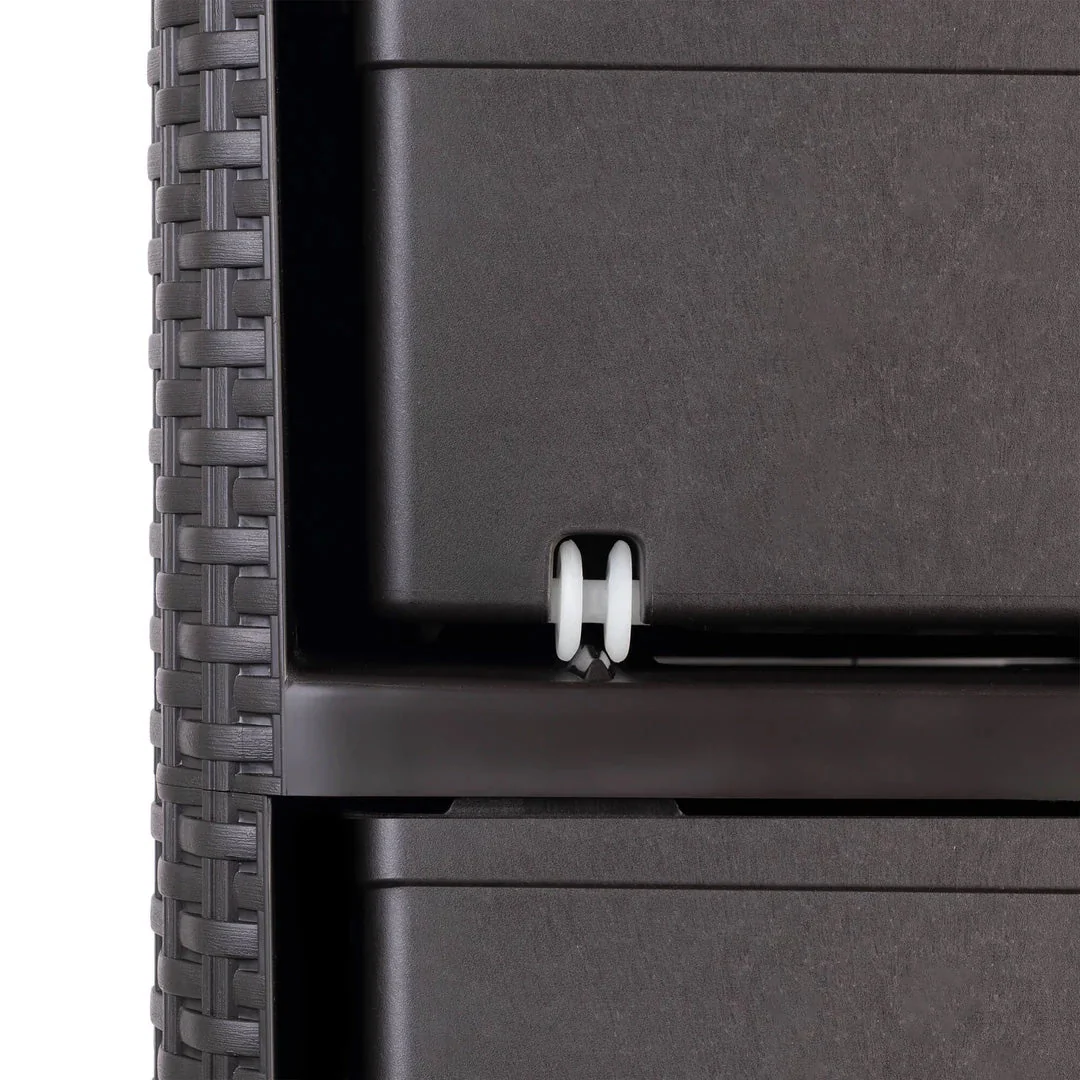 Curver Style Storage 3 Drawer Set - Brown (14L) - Image 5