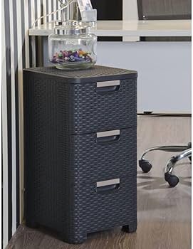 Curver Style Storage 3 Drawer Set - Grey (14L) - Image 3