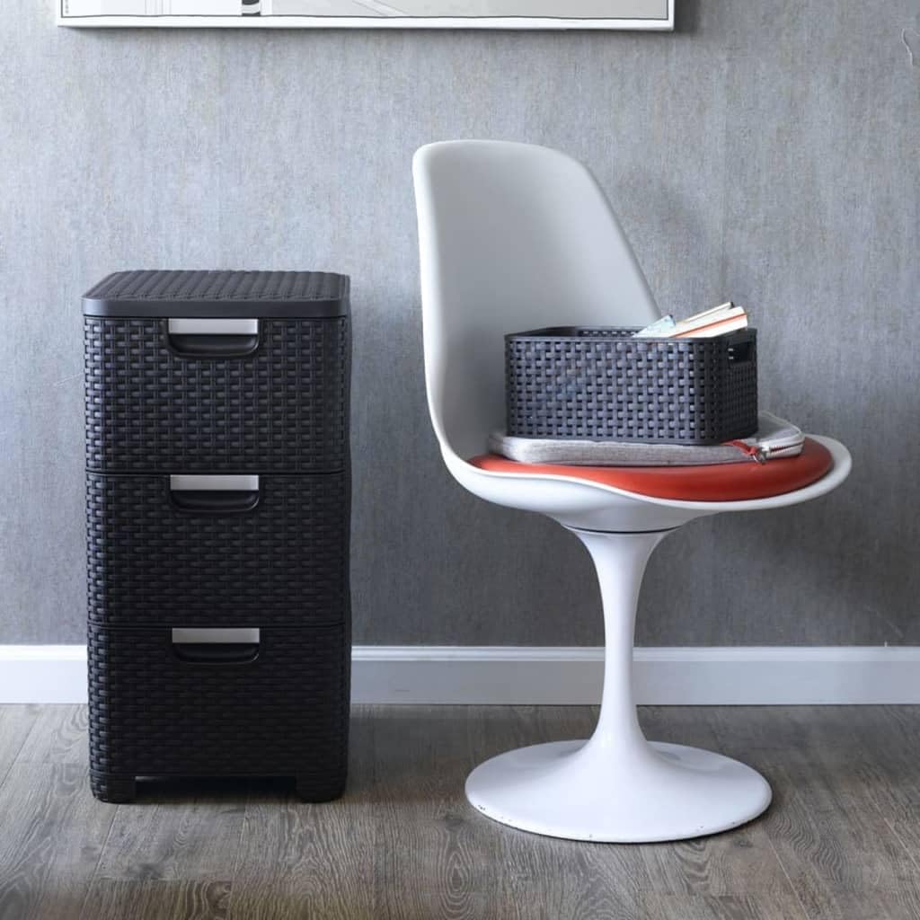 Curver Style Storage 3 Drawer Set - Grey (14L) - Image 5