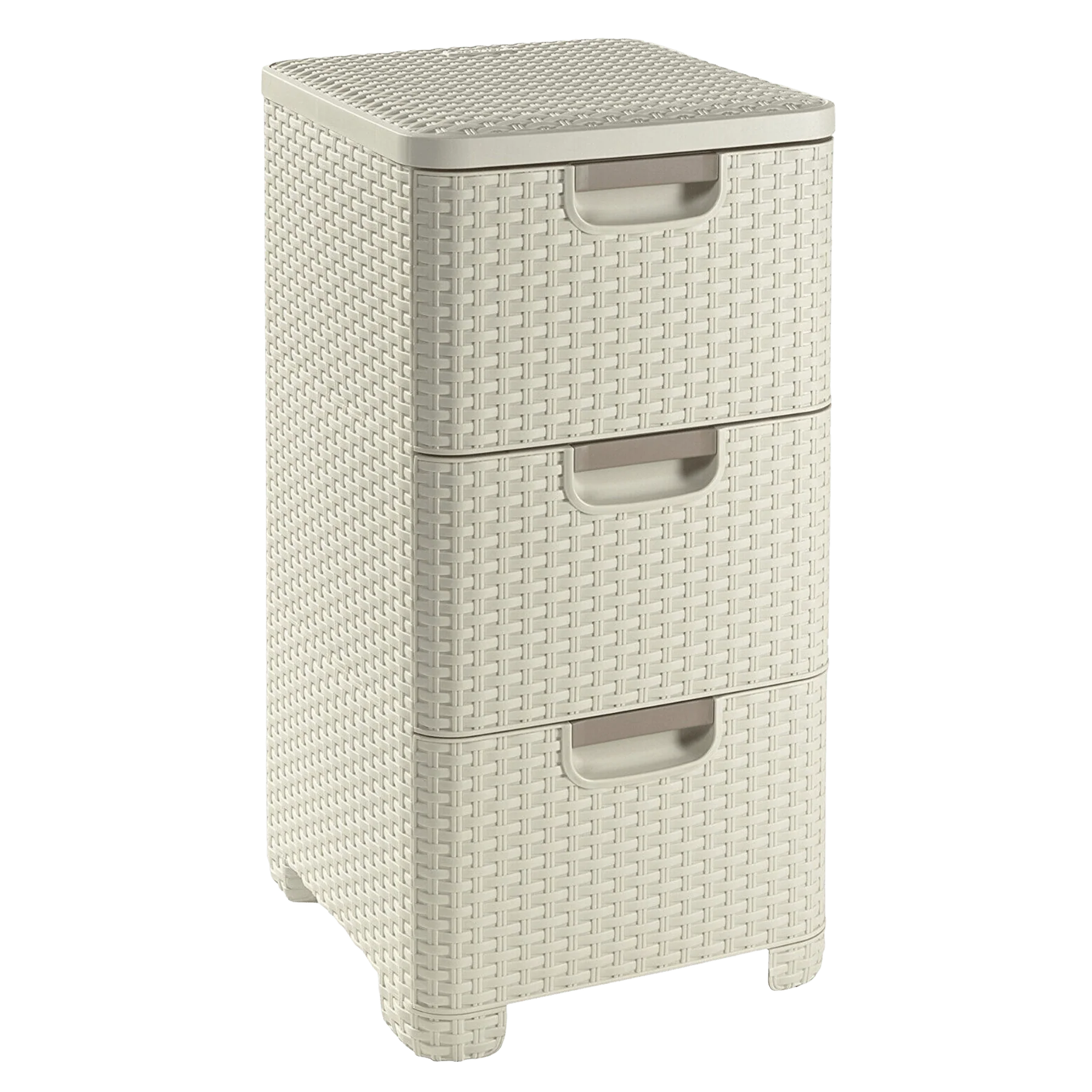 Curver Style Storage 3 Drawer Set - White (14L)