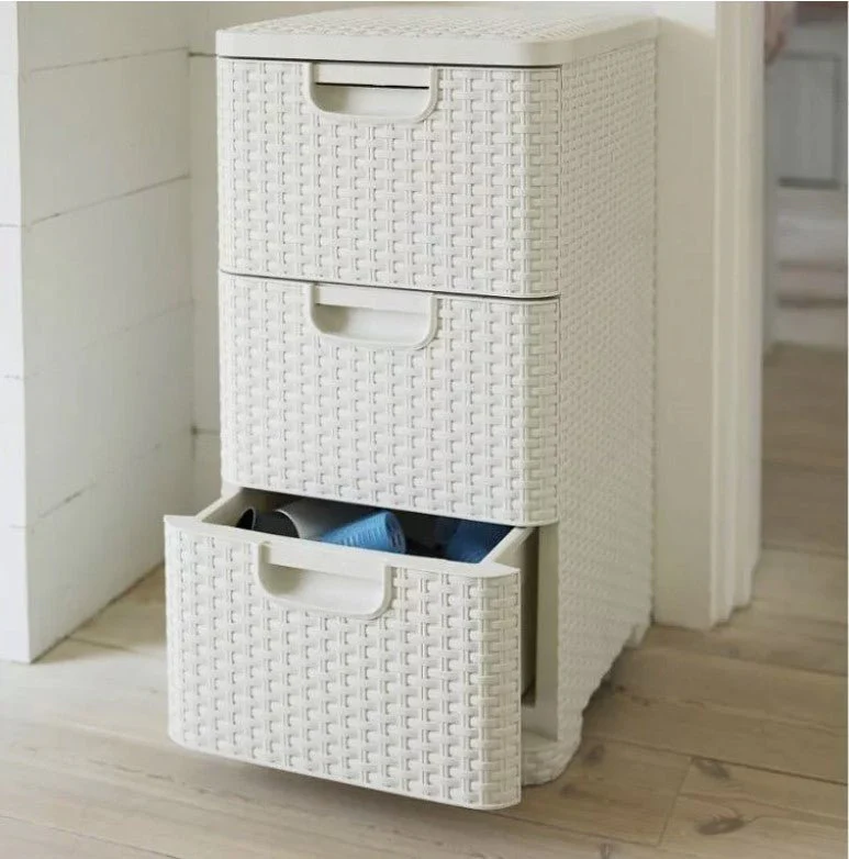 Curver Style Storage 3 Drawer Set - White (14L) - Image 6