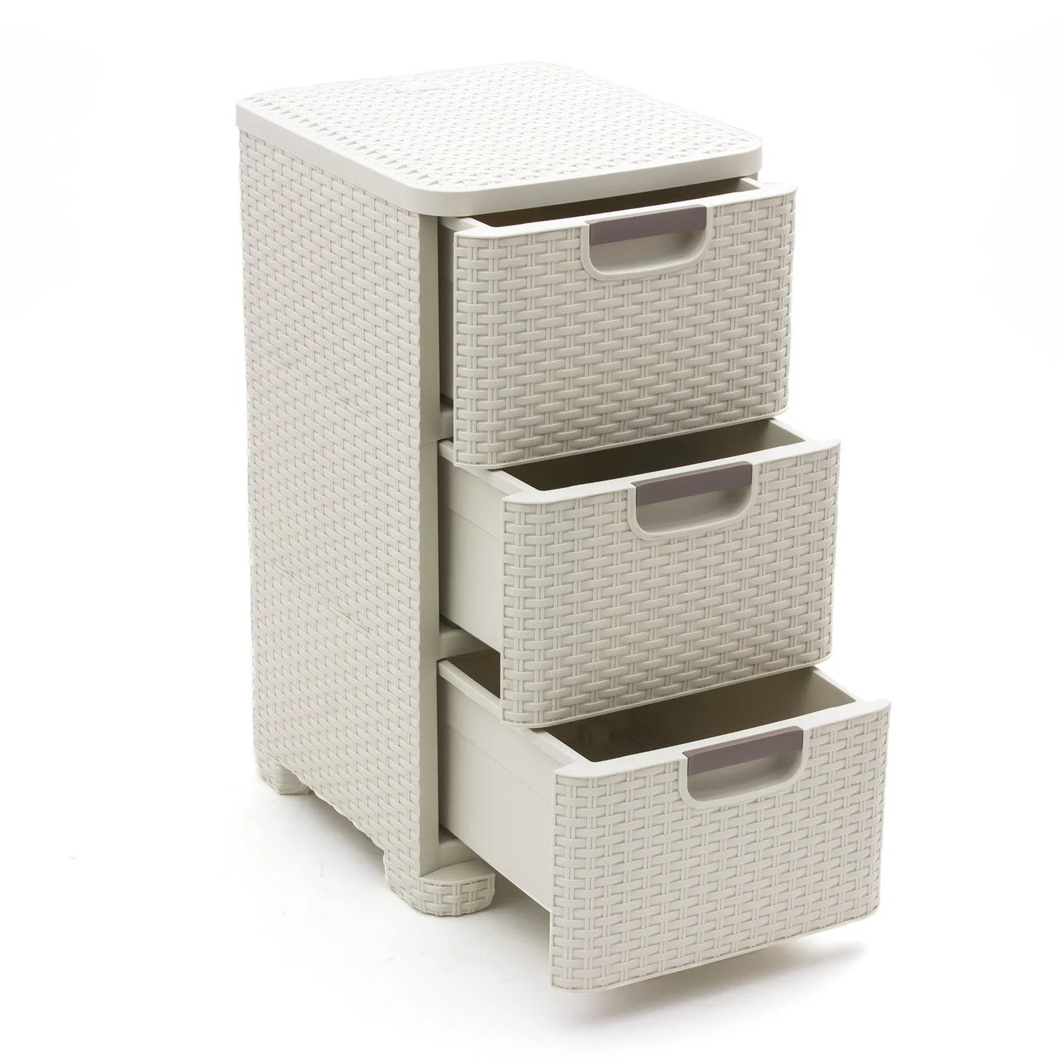 Curver Style Storage 3 Drawer Set - White (14L) - Image 7