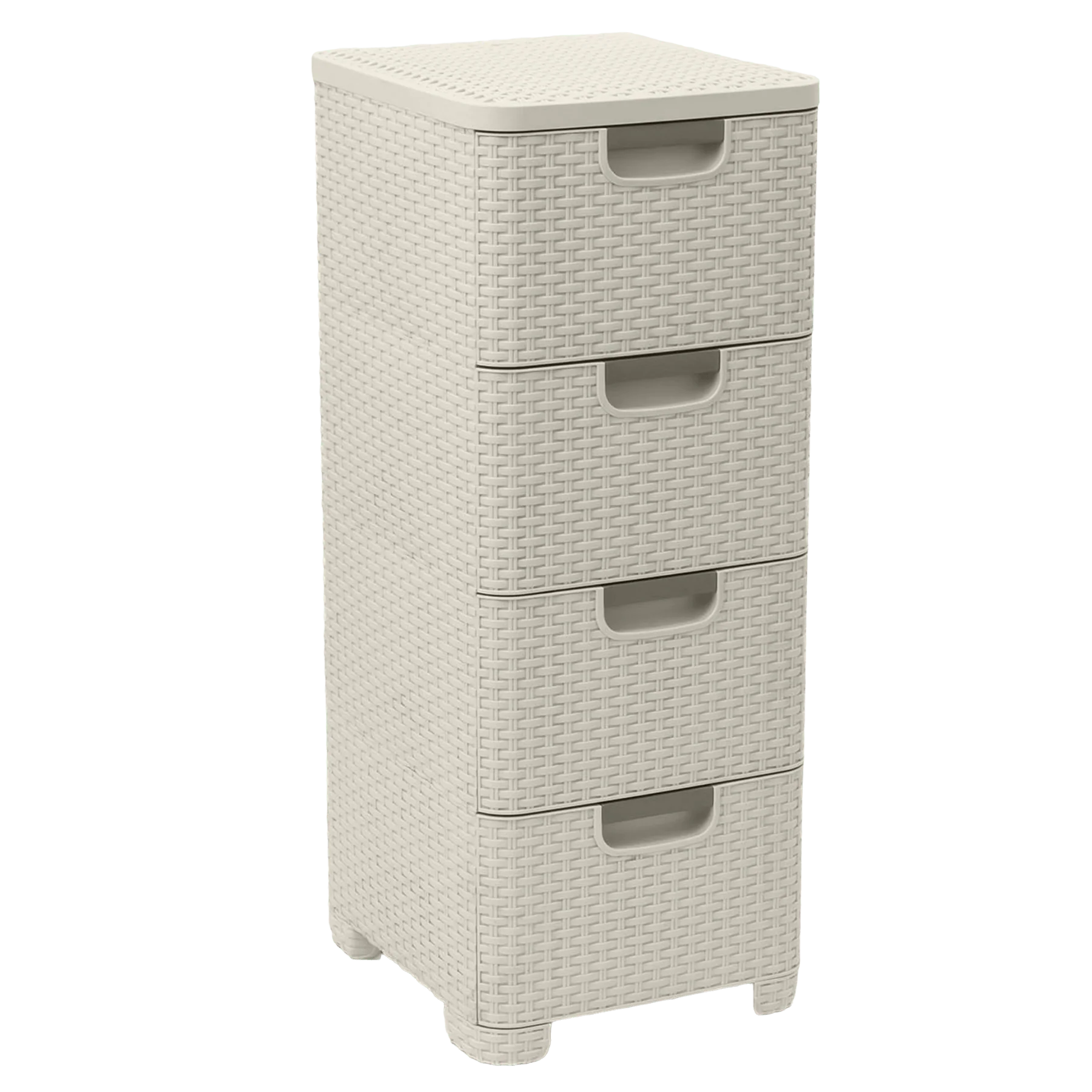 Curver Style Storage 4 Drawer Set - White (14L)