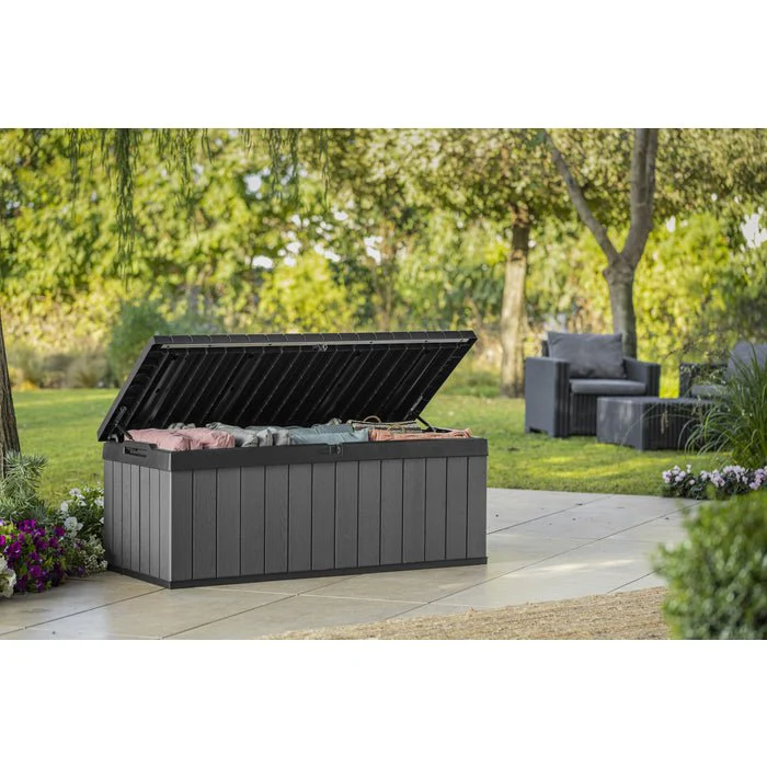 Keter Darwin 380L Storage Box - Grey - Image 5